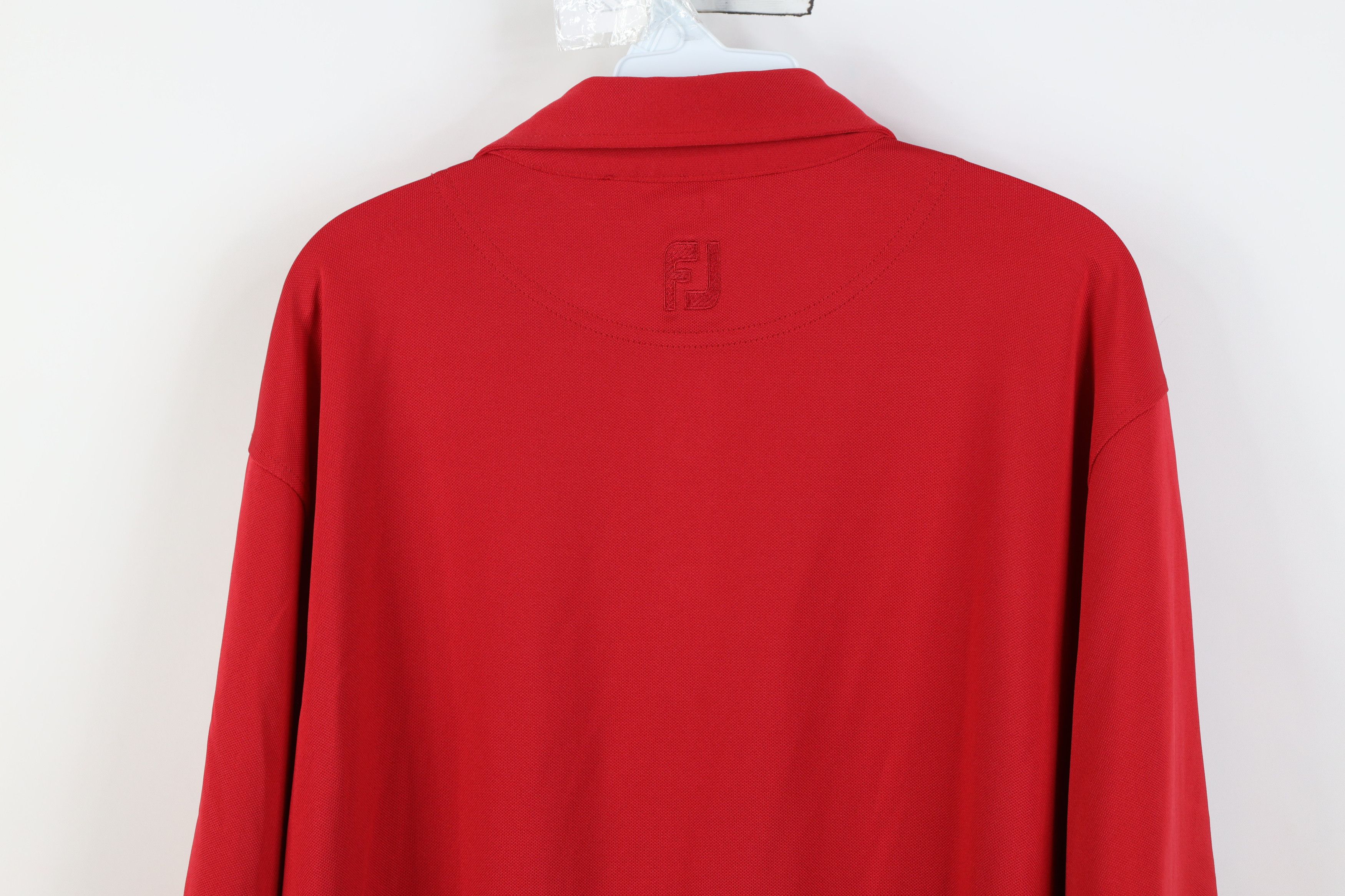 Footjoy FootJoy Embroidered Knit Stretch Collared Golf Polo Shirt Size US L / EU 52-54 / 3 - 11 Thumbnail