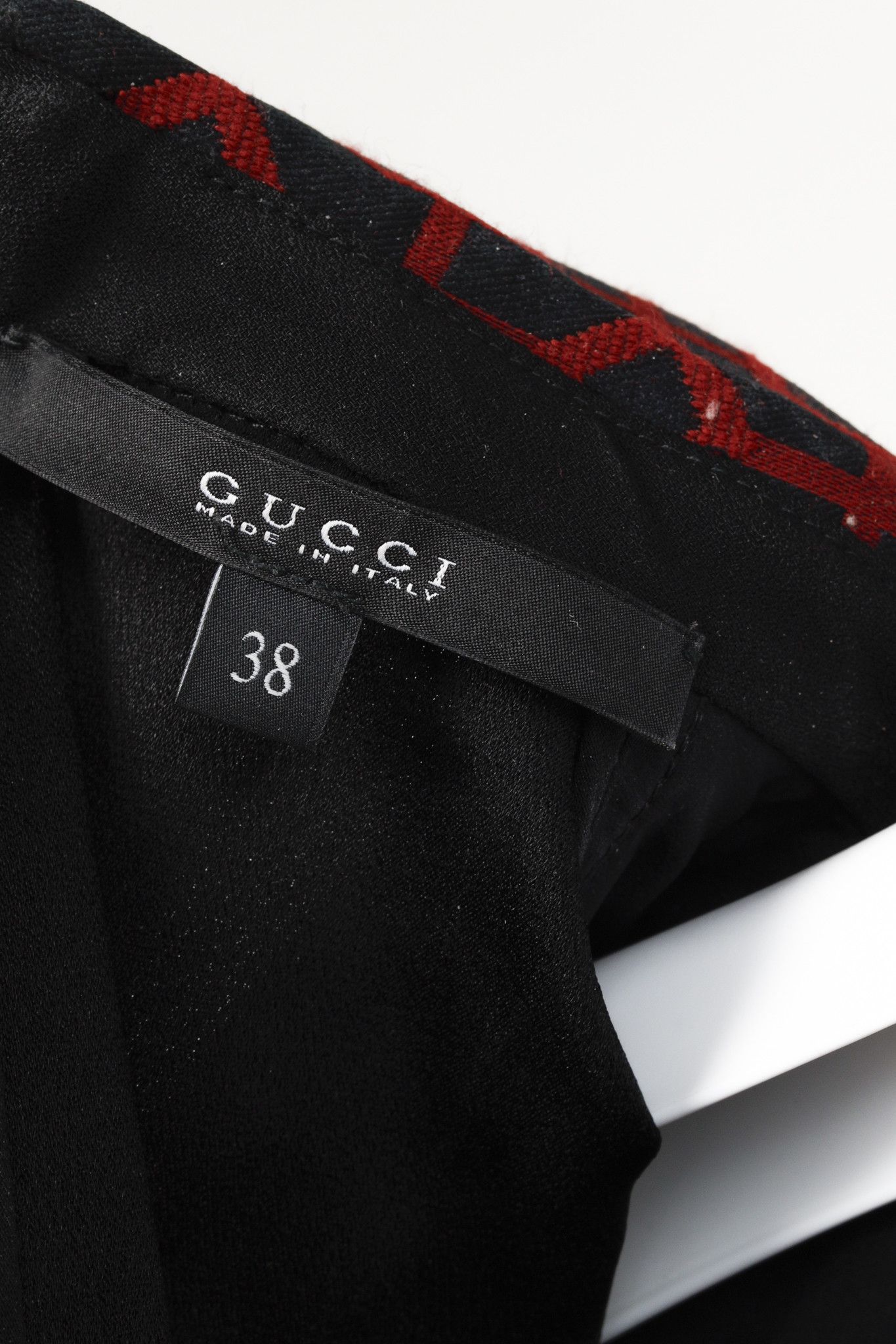 Gucci Gucci PF/15 Black Embellished Collared Sleeveless Blouse Size XS / US 0-2 / IT 36-38 - 7 Thumbnail