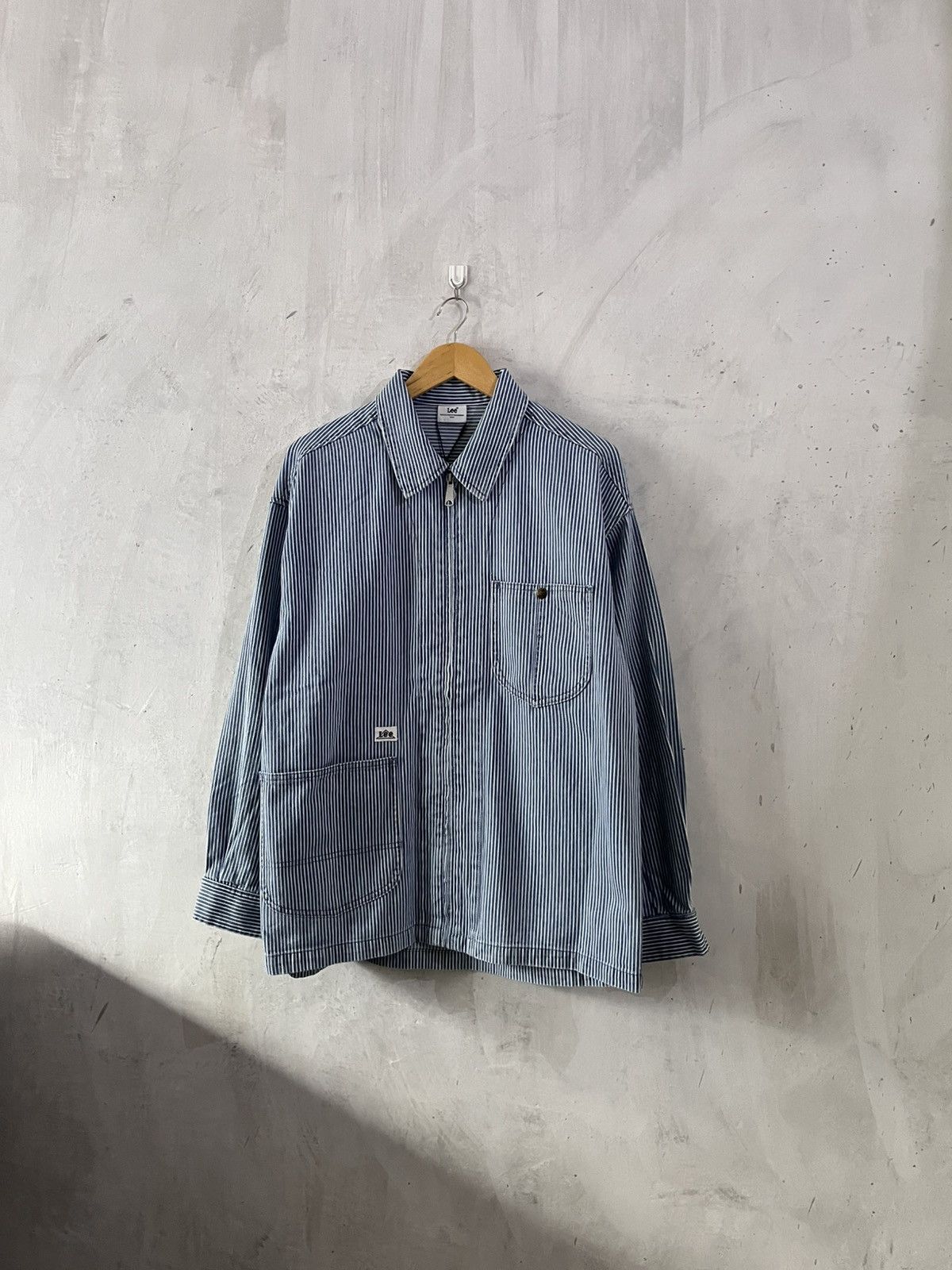 Lee Lee denim Hickory work Jacket Size US M / EU 48-50 / 2 - 1 Thumbnail