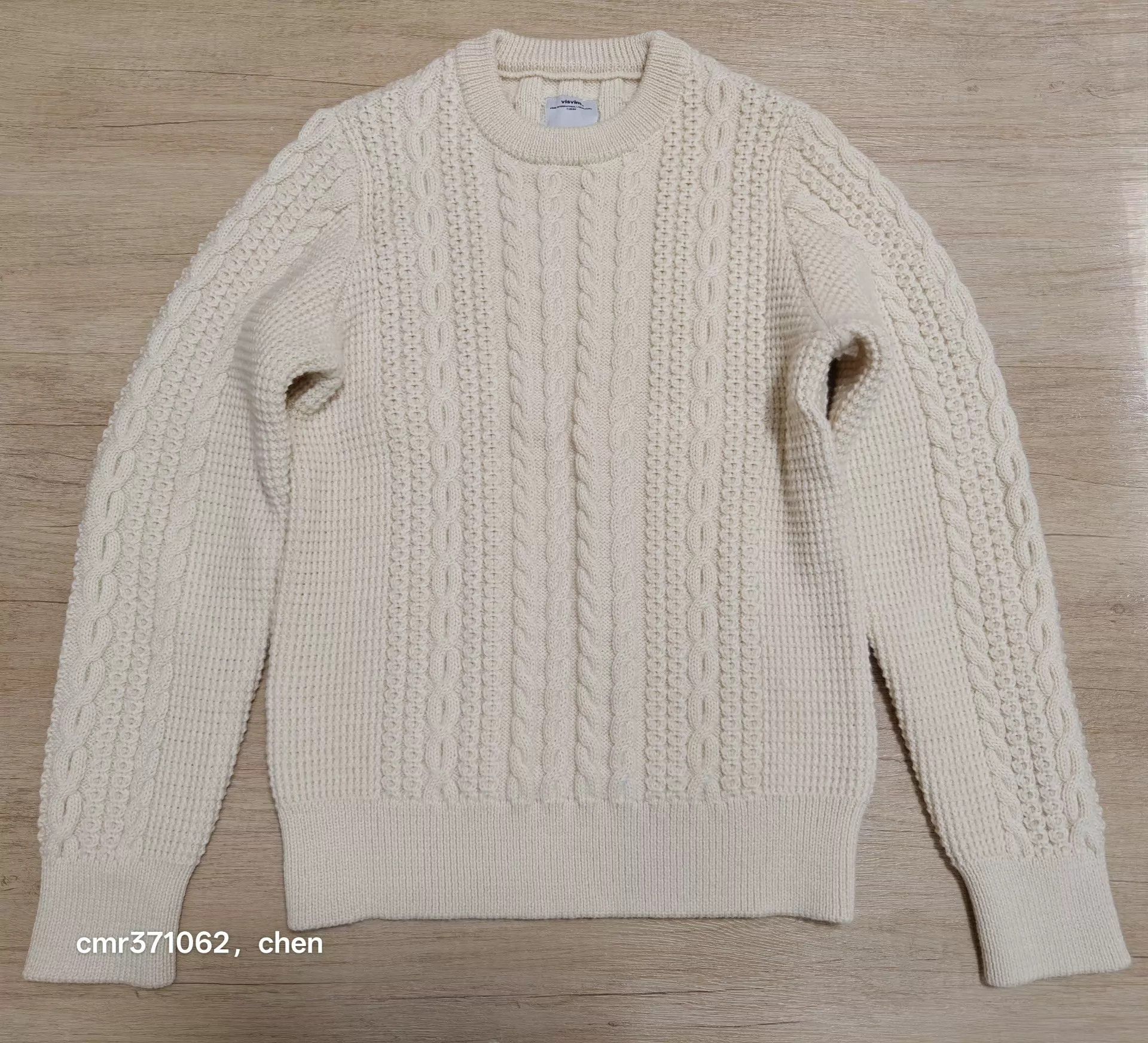Visvim visvim 17aw spot fisherman cable knit ivory2 2 95N Slim Size US M / EU 48-50 / 2 - 1 Thumbnail
