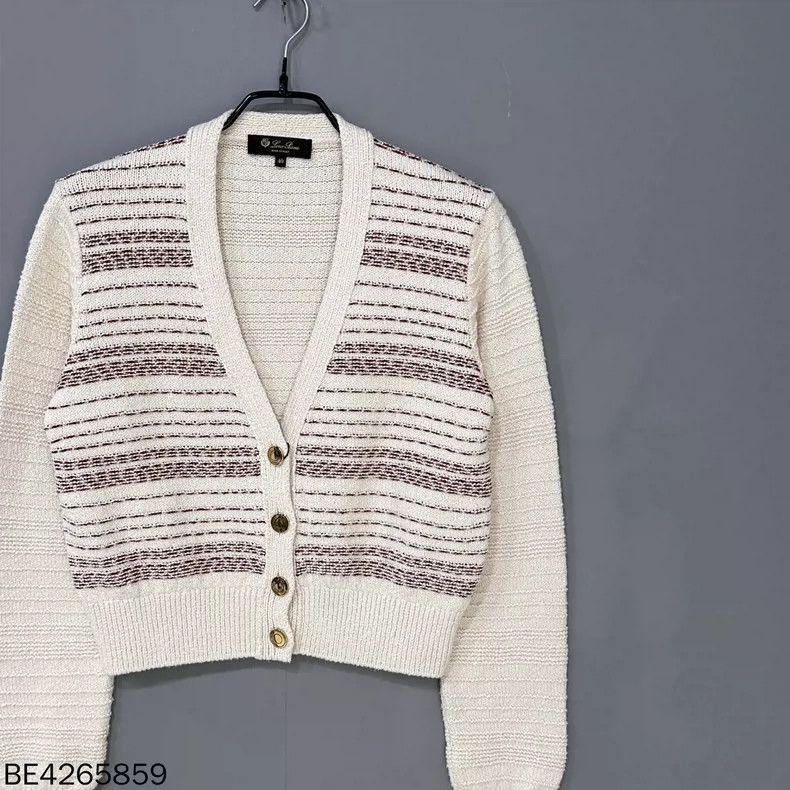 Loro Piana Loro Piana Striped Knit Cardigan 2024 Size US M / EU 48-50 / 2 - 3 Thumbnail