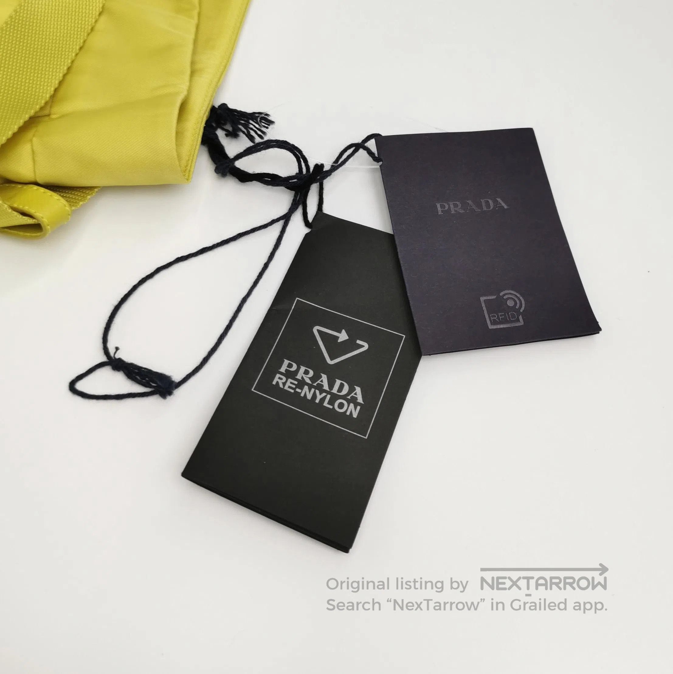 Prada Prada Yellow Belted Shorts with Pockets . Size 39" - 4 Thumbnail