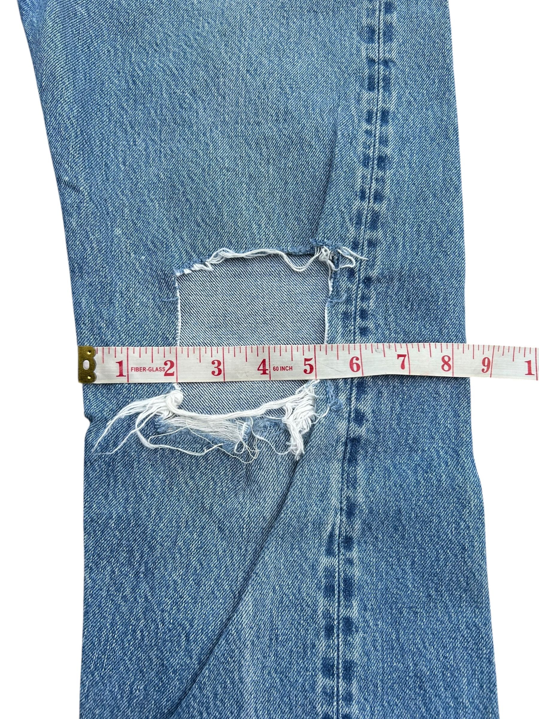 Levi's × Vintage Vintage Levis 501 Rindem Selvedge Distressed Denim Jeans Size US 29 - 20 Thumbnail