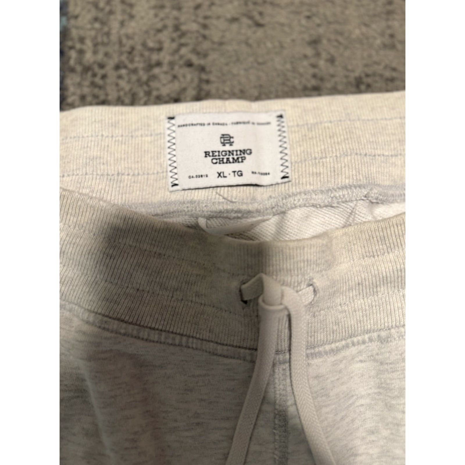 Reigning Champ VINTAGE Reigning Champ Midweight Terry Slim Sweatpant in Grey Size XL Size US 36 / EU 52 - 4 Thumbnail