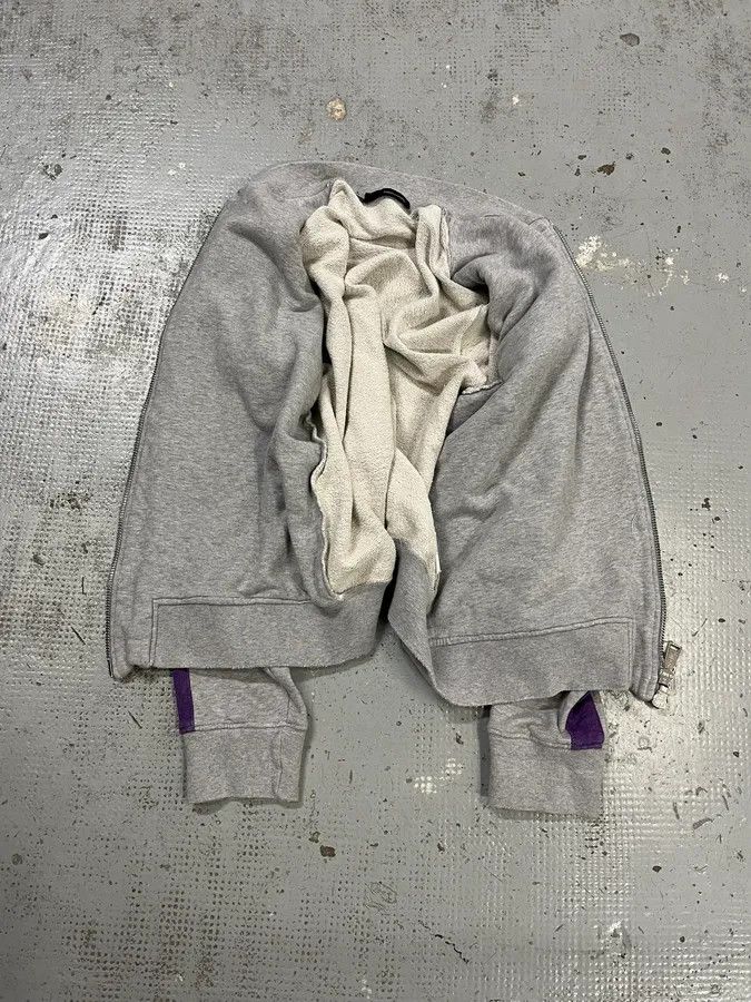 Dsquared2 2000s Dsquared2 Logo Zip-Up Grey Purple Sweater Size US M / EU 48-50 / 2 - 9 Thumbnail