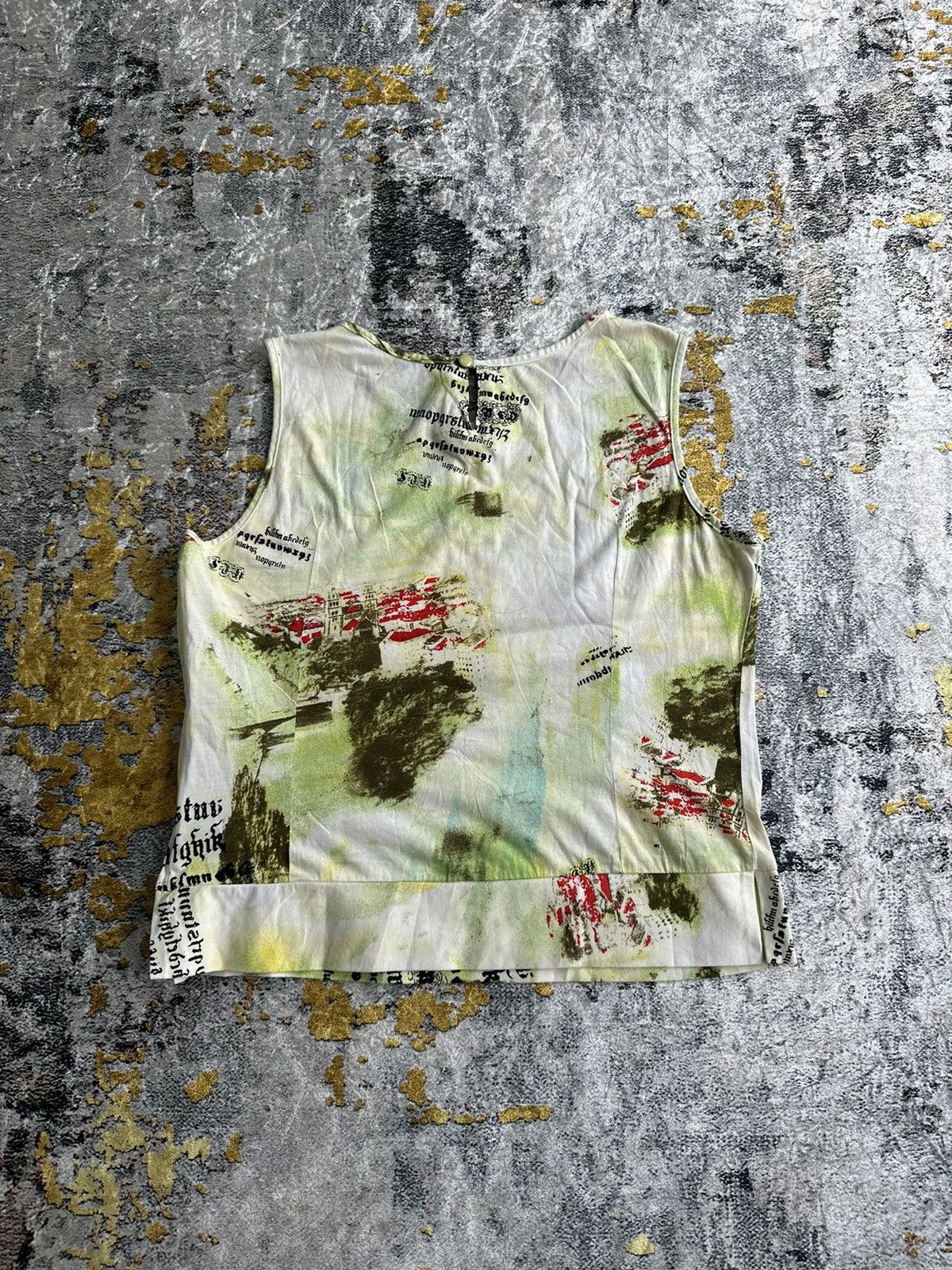 If Six Was Nine BEAUTIFUL CRAZY POEM LIKE FAIRY HOUSE TANK TOP ZIPPER Size S / US 4 / IT 40 - 4 Thumbnail