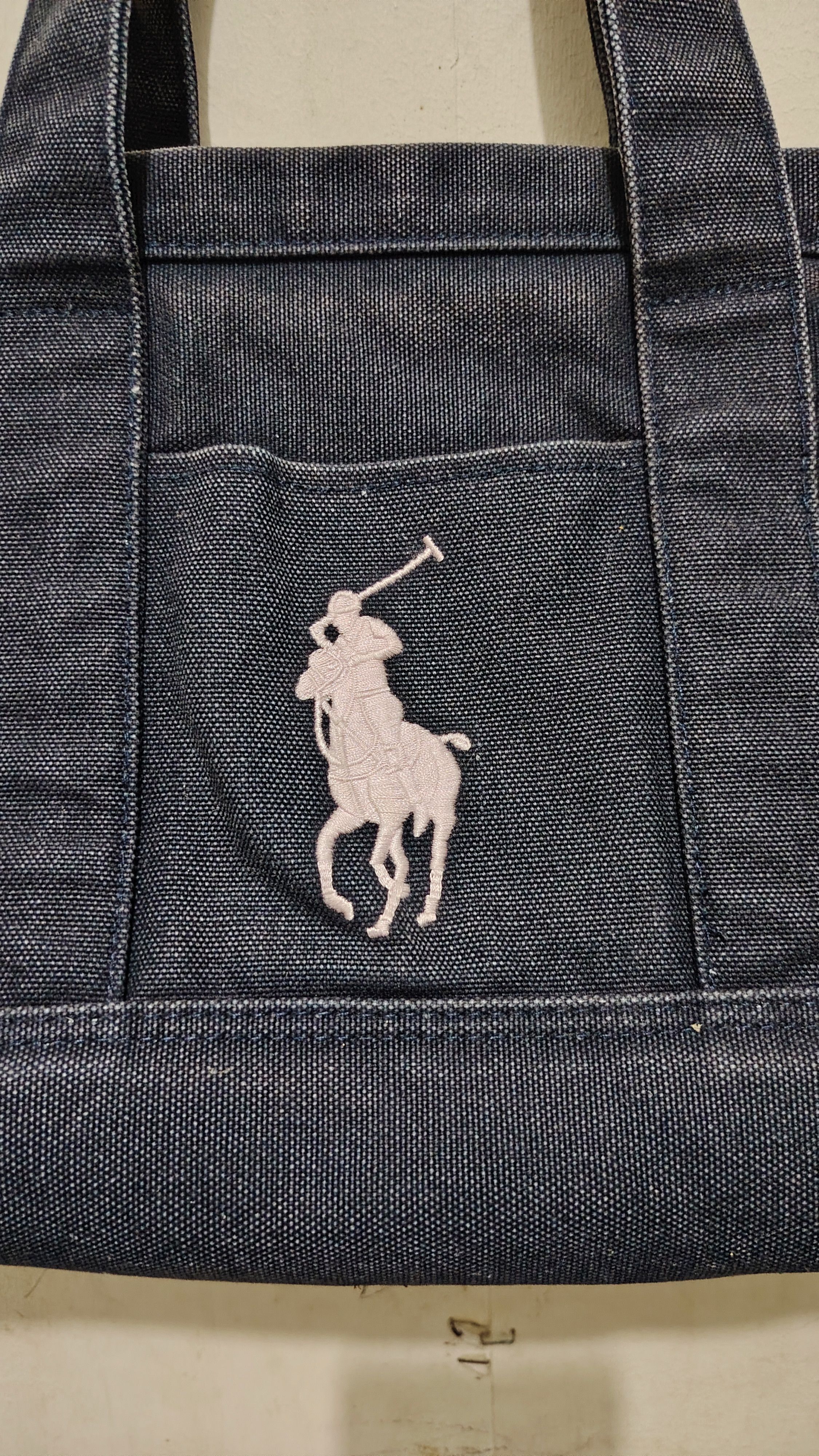 Polo Ralph Lauren × Ralph Lauren × Vintage 🔥 Vintage Polo Ralph Lauren Canvas Tote Bag Size ONE SIZE - 2 Thumbnail