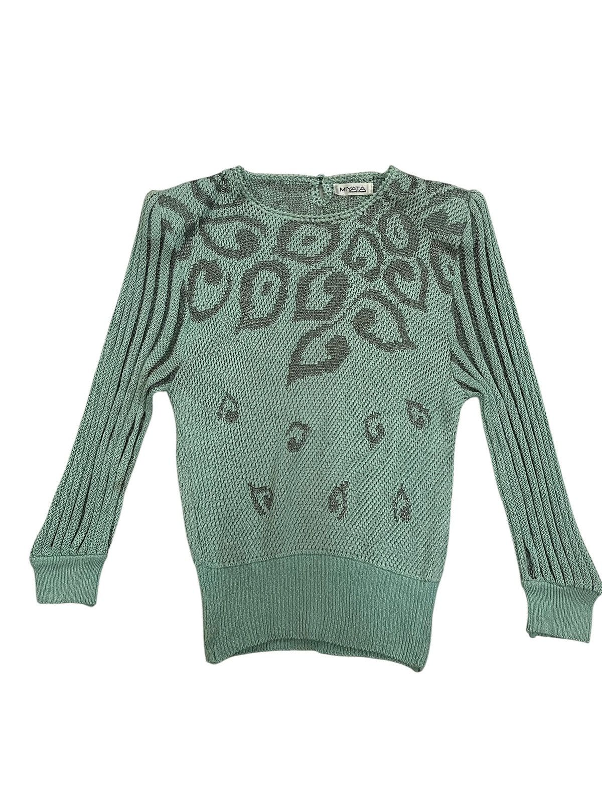 Japanese Brand Japanese Brand Miyata Wrap top Knitwear Size S / US 4 / IT 40 - 10 Thumbnail