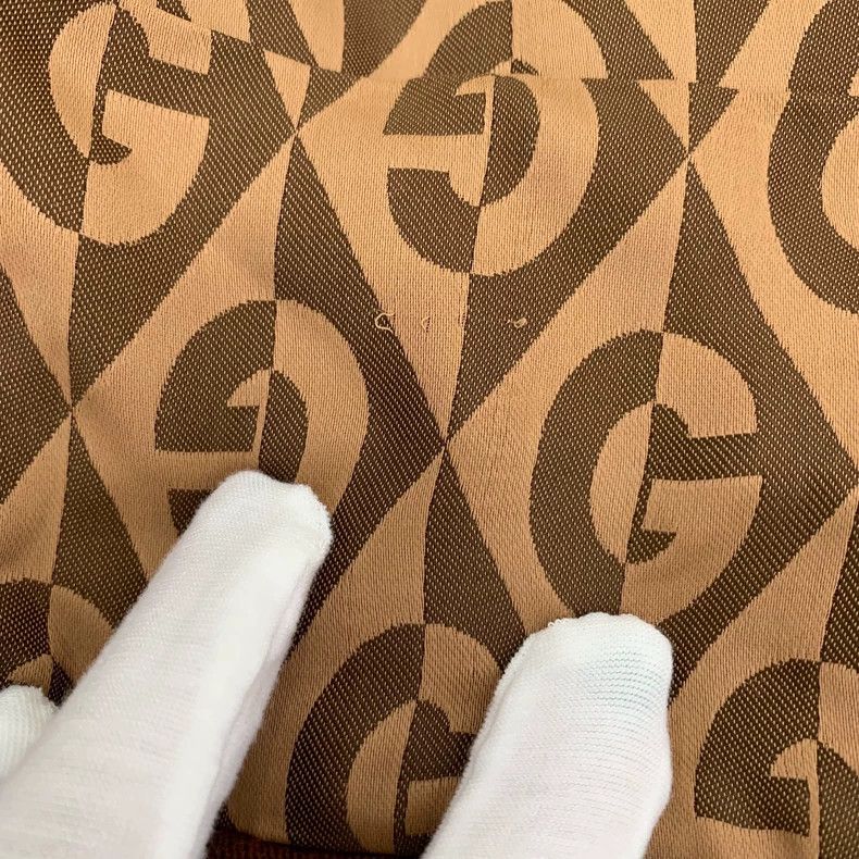 Gucci Gucci Brown logo letter print stitching cotton jacket 2501- Size US XS / EU 42 / 0 - 9 Thumbnail
