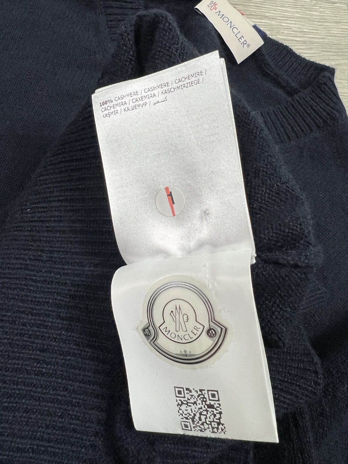Moncler MONCLER Pullover Sweater Knitwear cashmere Dark Blue Sz XXL Size US XXL / EU 58 / 5 - 19 Thumbnail
