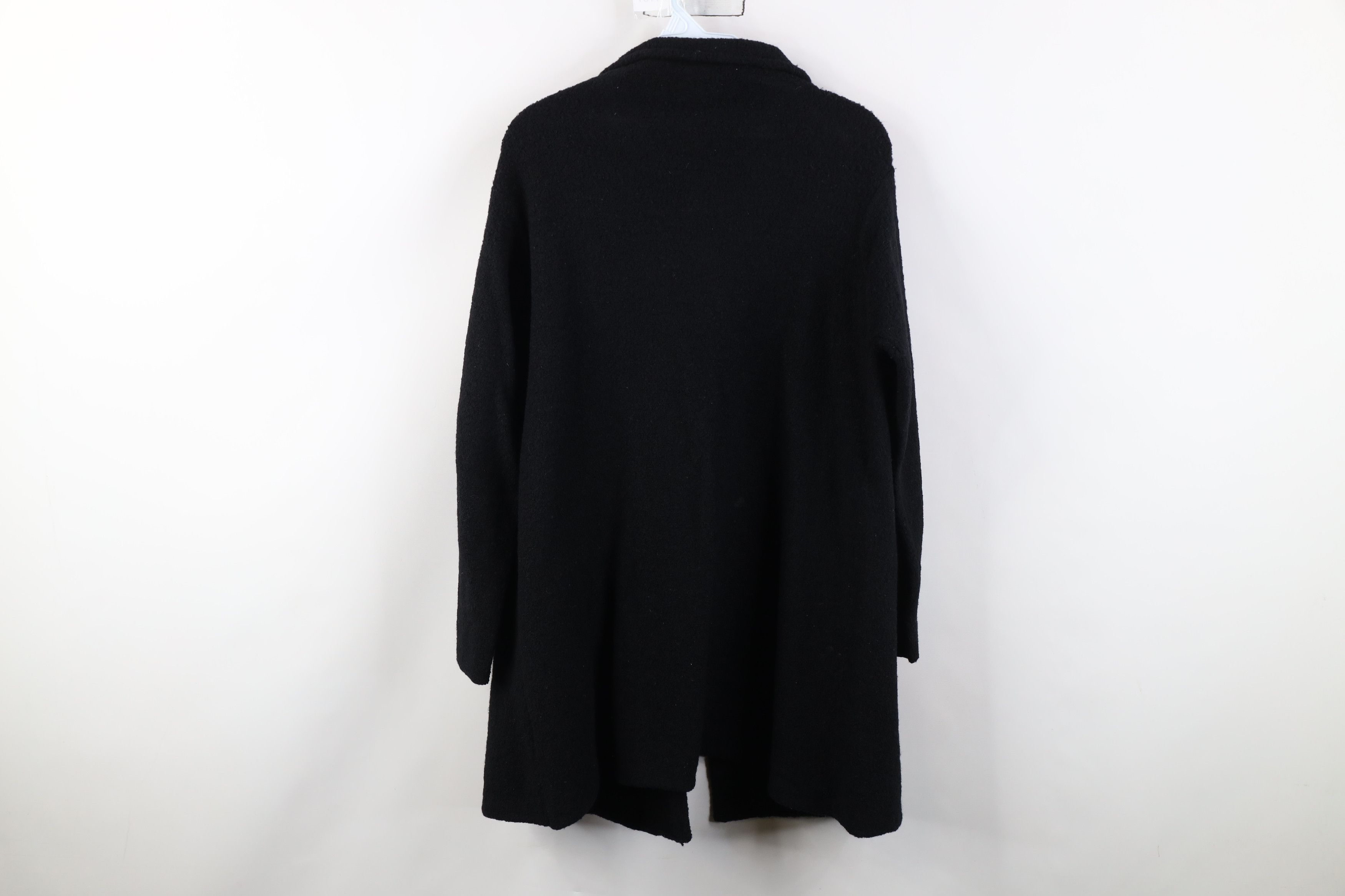 Eileen Fisher Eileen Fisher Wool Collared Top Button Sweater Jacket Black Size M / US 6-8 / IT 42-44 - 13 Thumbnail