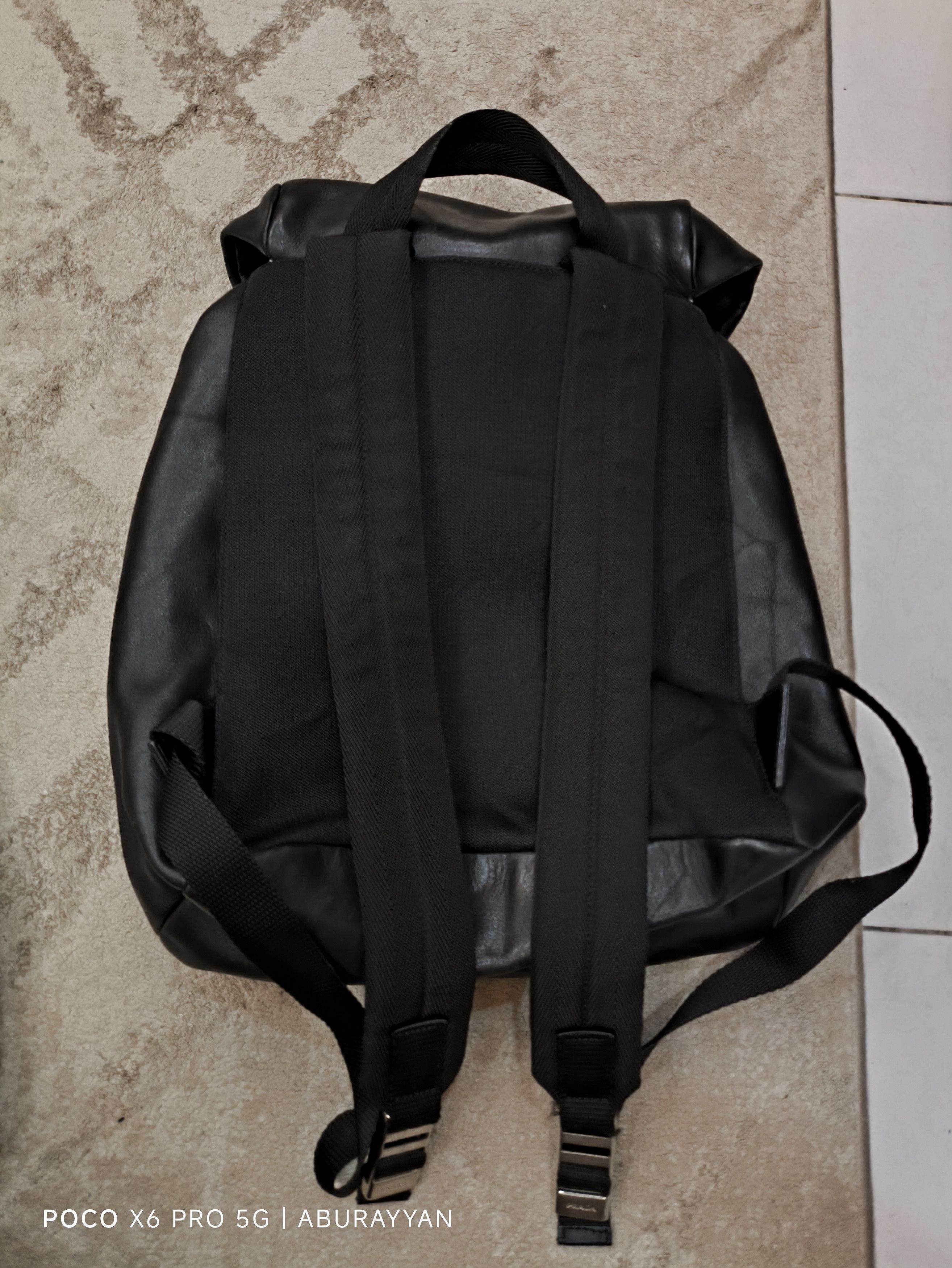 Prada Prada Soft Calf Leather Black Backpack Bag Size ONE SIZE - 5 Thumbnail