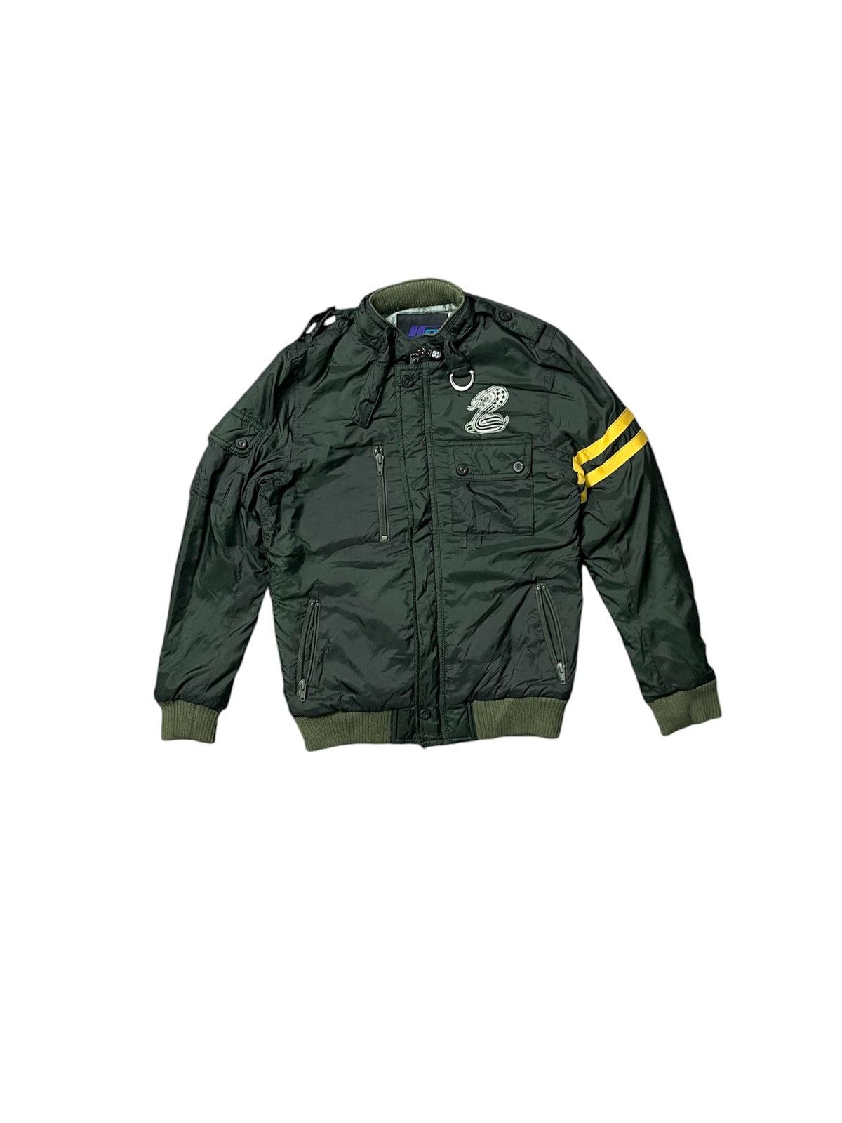 Hysteric Glamour 90s HYSTERIC GLAMOUR SNAKE MILITARY BOMBER JACKET KIDS SIZE Size US XXS / EU 40 - 2 Thumbnail