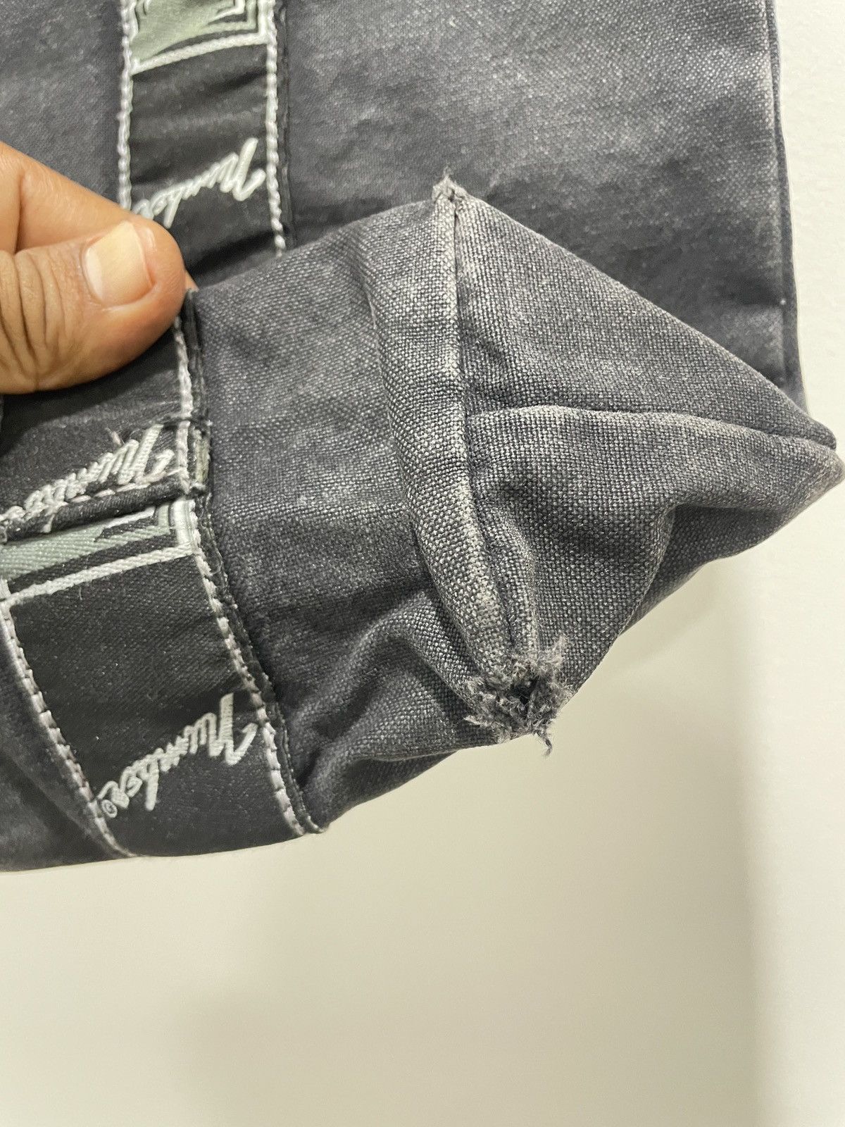 Japanese Brand × Number (N)ine Number by Number nine black faded tote bag Size ONE SIZE - 10 Thumbnail