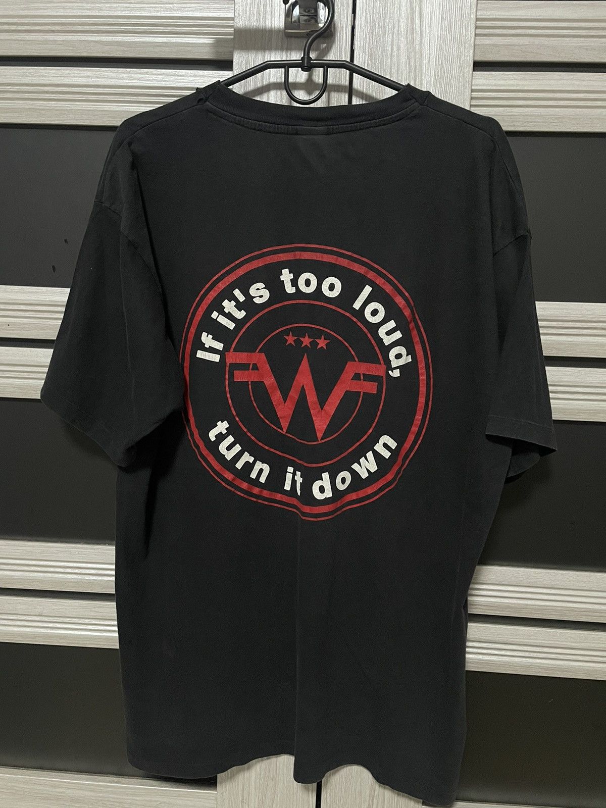 Band Tees Rare Vintage 90s Weezer If It’s Too Loud Turn It Down Tee Size US XL / EU 56 / 4 - 2 Thumbnail