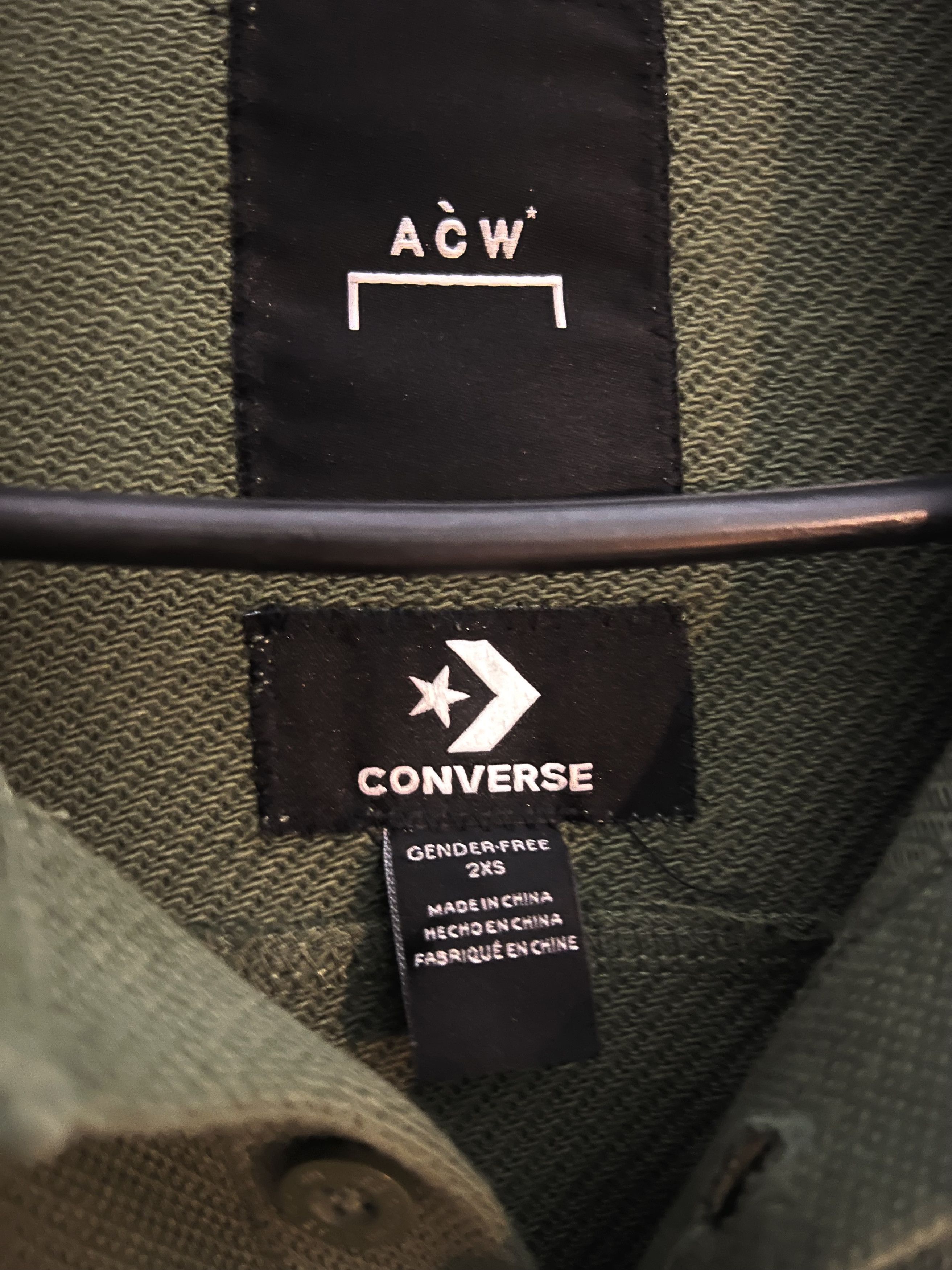 A-COLD-WALL* × Converse A Cold Wall x Converse Longsleeve Polo Green T-Shirt Size US S / EU 44-46 / 1 - 2 Thumbnail