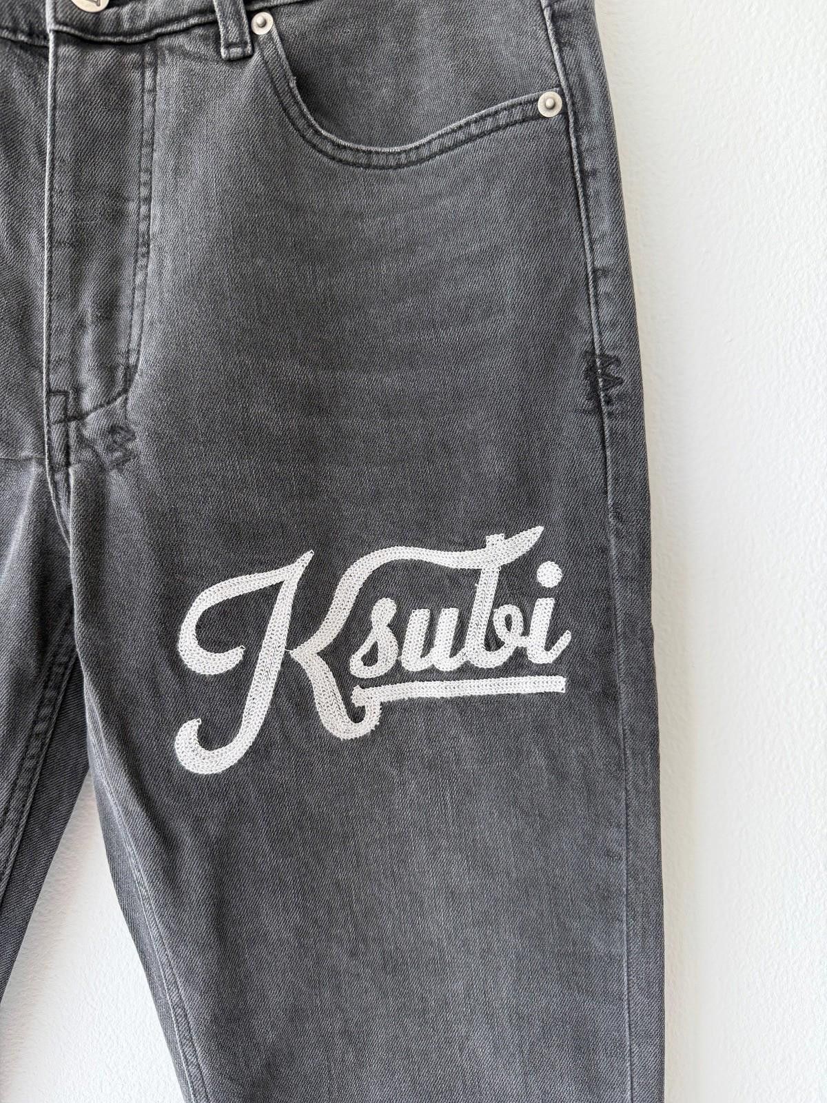 Ksubi new Ksubi mens jeans chitch powder grey black outfield 32 Size US 32 / EU 48 - 4 Thumbnail