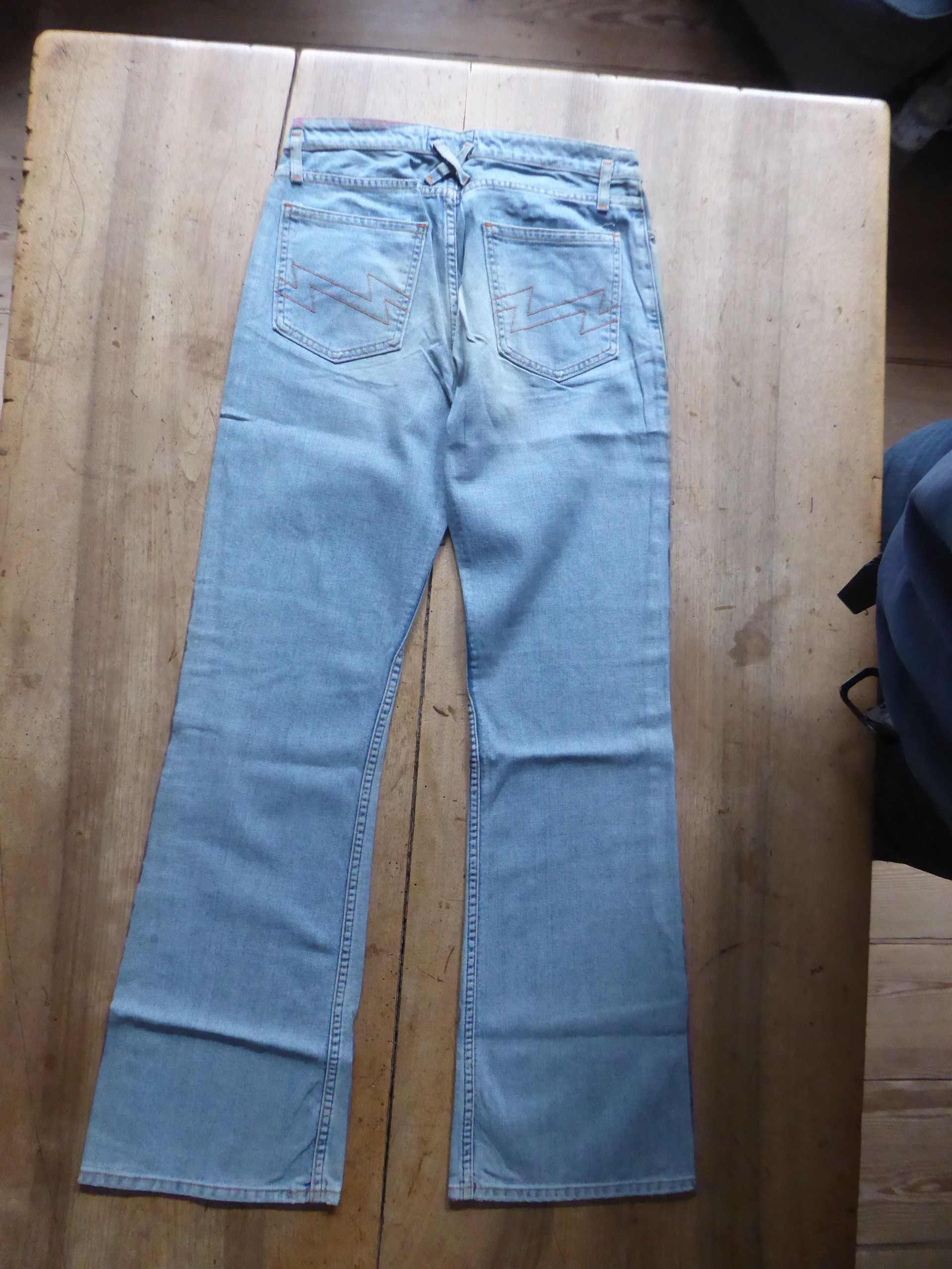 W&LT × Walter Van Beirendonck cranes flying color print denims Jeans Size US 28 / EU 44 - 10 Thumbnail