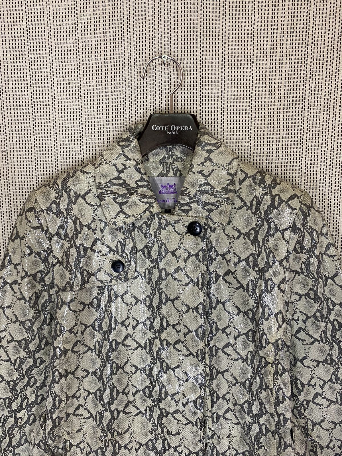 Designer ‼️CHATEAU DE CHALLAIN SNAKE SKIN DESIGN VERY RARE‼️ Size US M / EU 48-50 / 2 - 3 Thumbnail