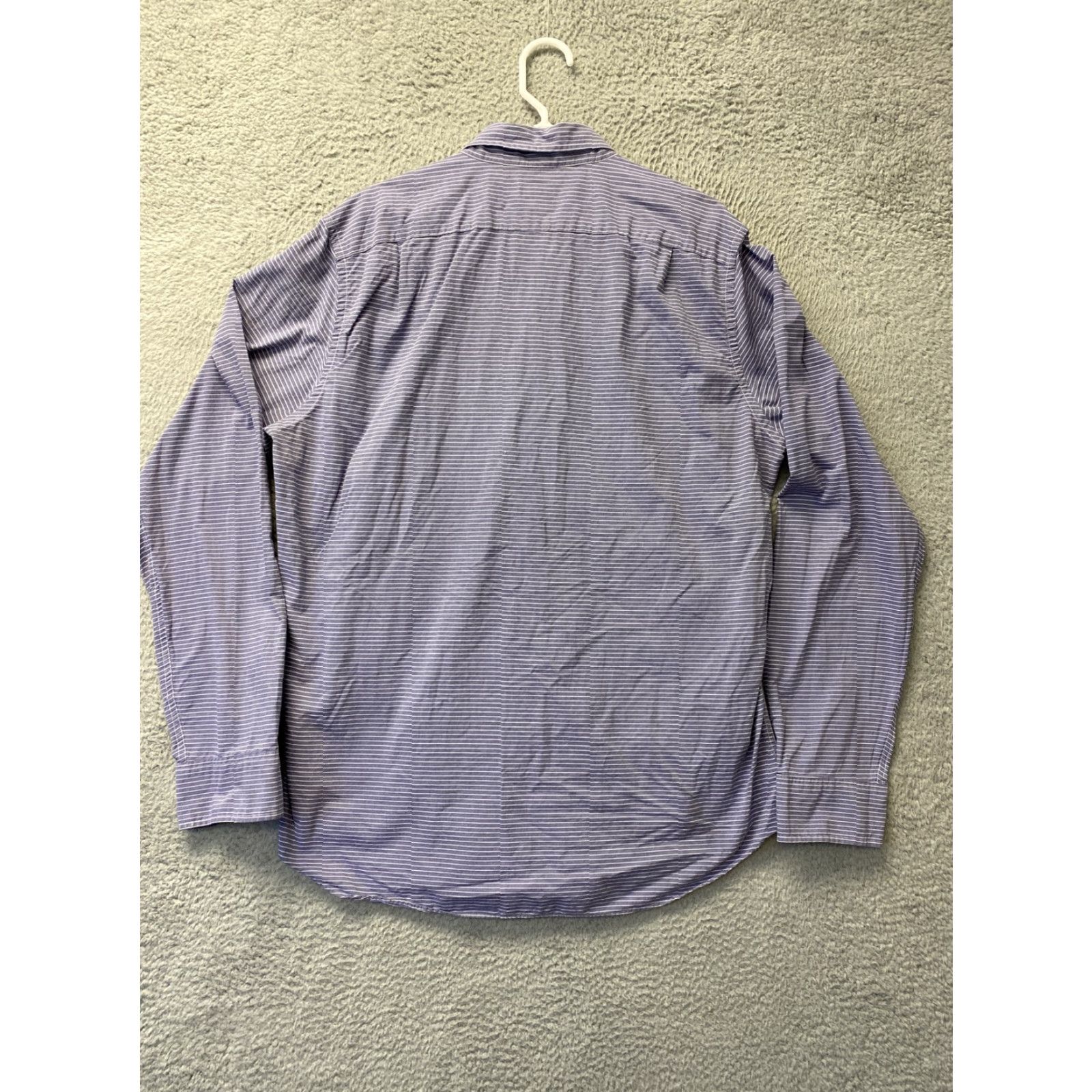 J.Crew VINTAGE J Crew Dress Shirt Men XLT Long Sleeve Blue Denim Twill Casual Business Formal 99-41 Size US XL / EU 56 / 4 - 6 Thumbnail