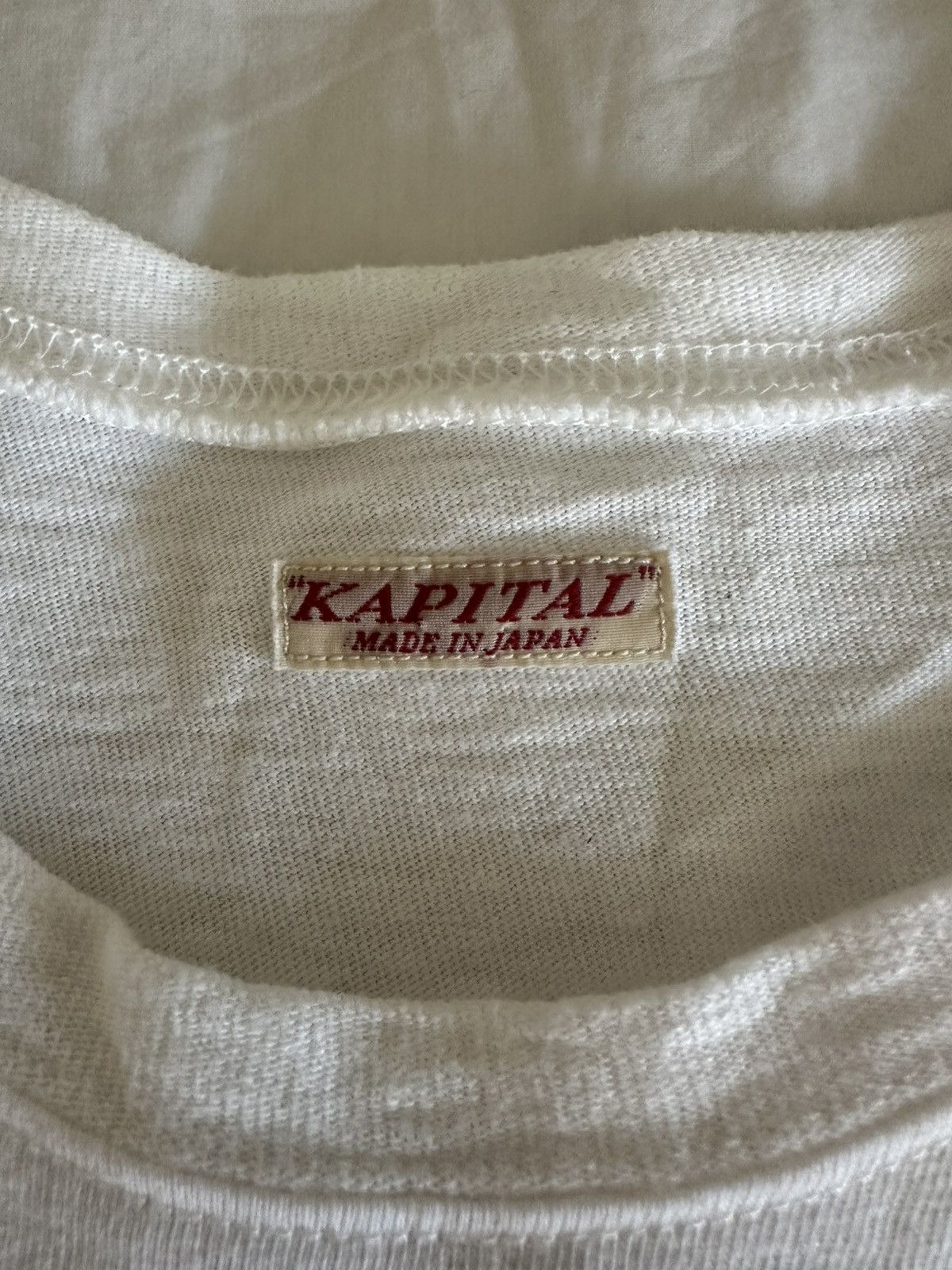 Kapital Kapital Raglan Longsleeve T-shirt Smiley Size US XL / EU 56 / 4 - 2 Thumbnail