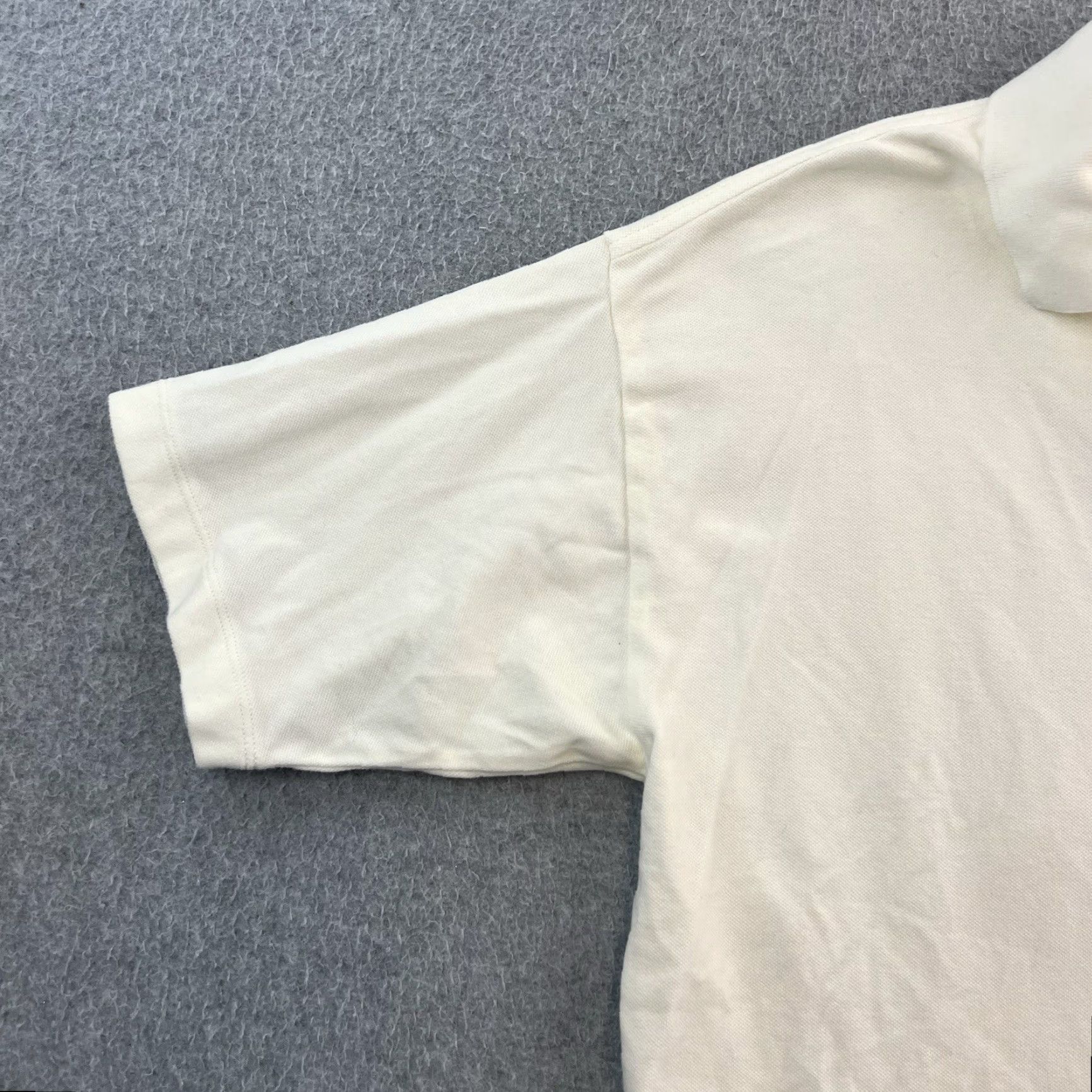 Faherty Faherty Polo Shirt Womens Large Ivory White Short Sleeve Preppy Logo Ladies Size L / US 10 / IT 46 - 4 Thumbnail