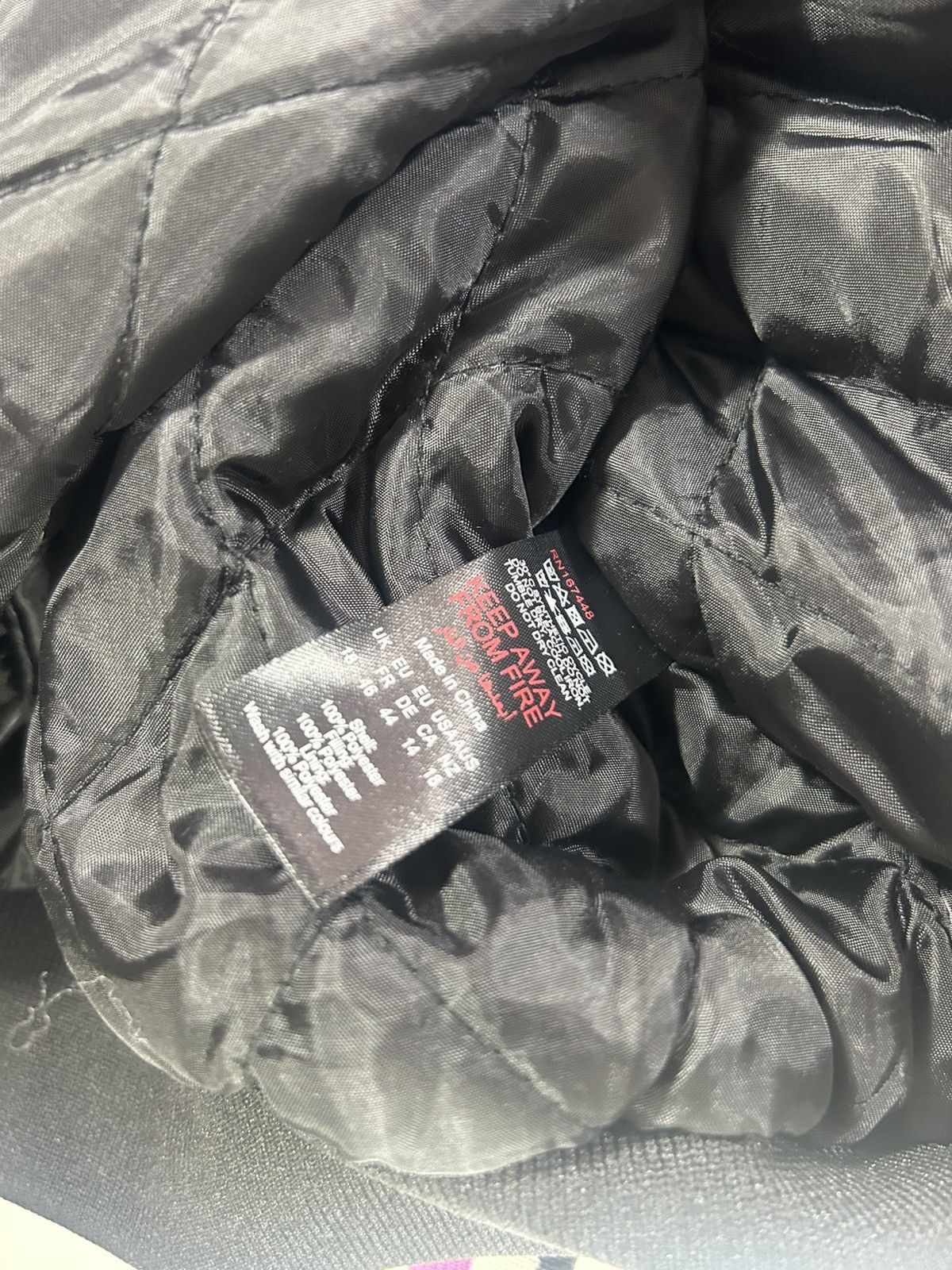 Death Row Records ladies uk 18 Death Row Records padded jacket oversized Size XXL / US 16-18 / IT 52-54 - 8 Thumbnail