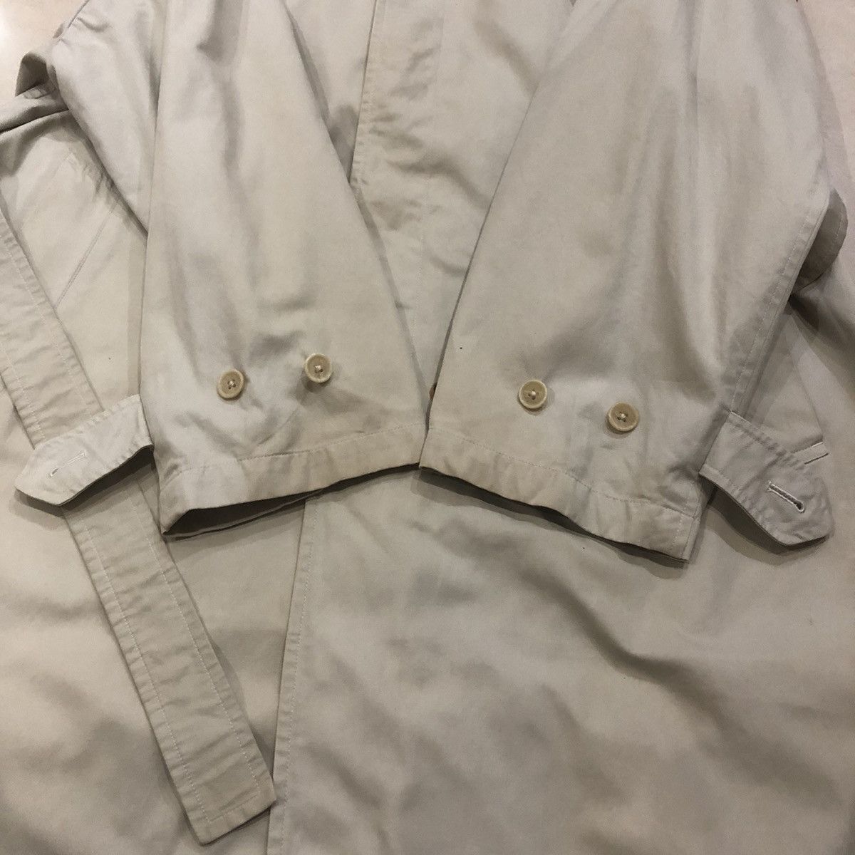 Yohji Yamamoto Yohji Yamamoto Imper Meable Light Trench Coat Size US L / EU 52-54 / 3 - 15 Thumbnail