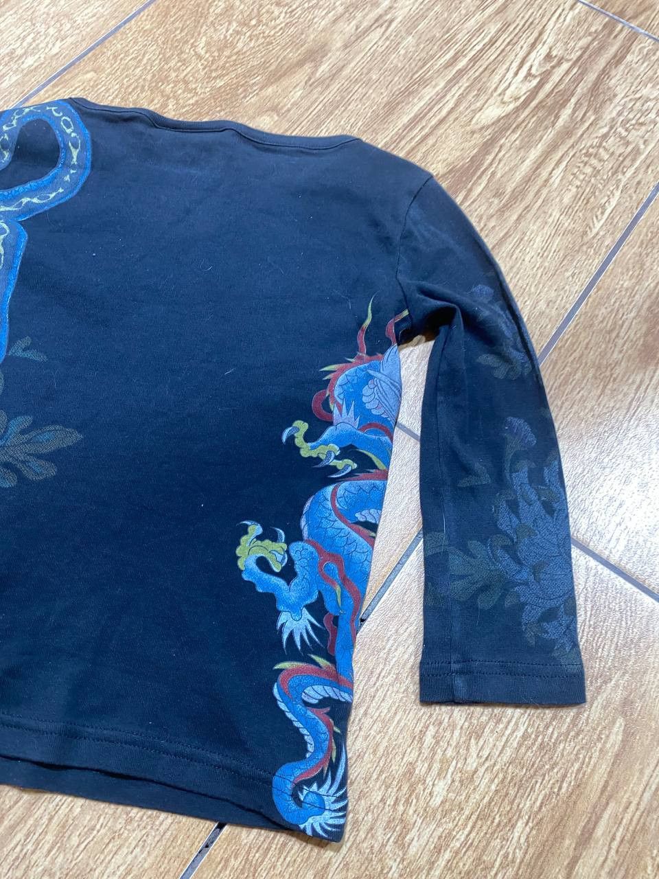 Ed Hardy Ed Hardy UO Exclusive Blue Dragon print long sleeve Size US S / EU 44-46 / 1 - 7 Thumbnail