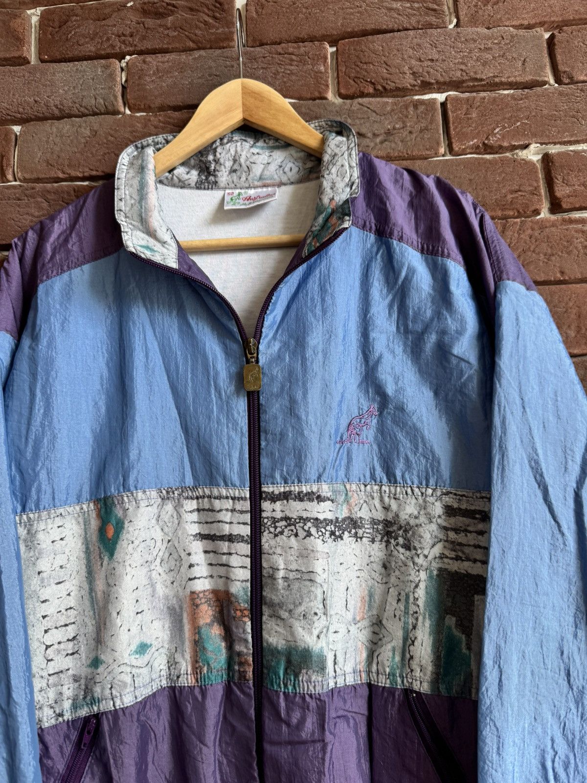 Vintage Vintage Australian 90s Tracksuit Jacket Grail Gabber Wear Size US L / EU 52-54 / 3 - 3 Thumbnail