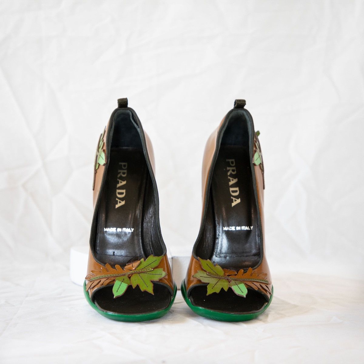 Prada Prada FW 1999 Foliage Heels Size US 7.5 / IT 37.5 - 3 Thumbnail