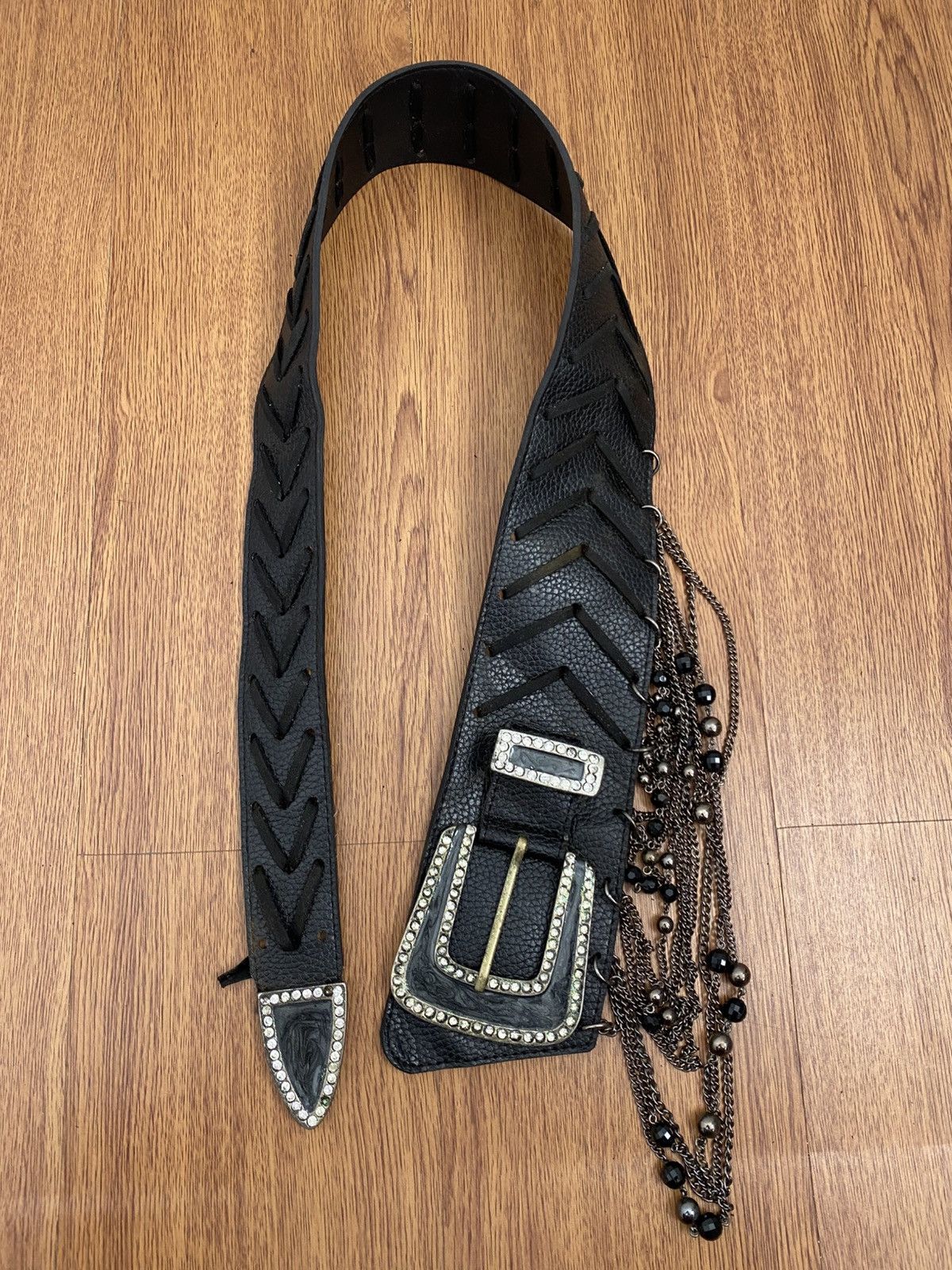 If Six Was Nine Crystal rope chain belt Y2K Size ONE SIZE - 4 Thumbnail