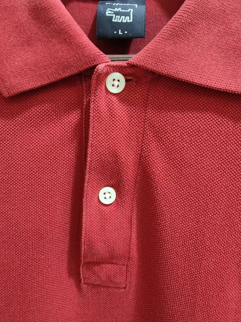 Keith Haring vintage red Keith Haring Shirt Polos Size US L / EU 52-54 / 3 - 4 Thumbnail