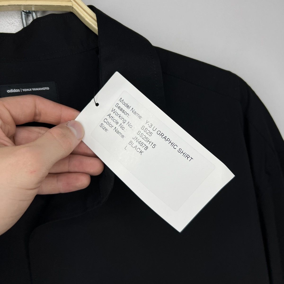 Adidas × Y-3 Yohji Yamamoto Y3 x Adidas Oversized Long Shirt RARE Size US L / EU 52-54 / 3 - 7 Thumbnail