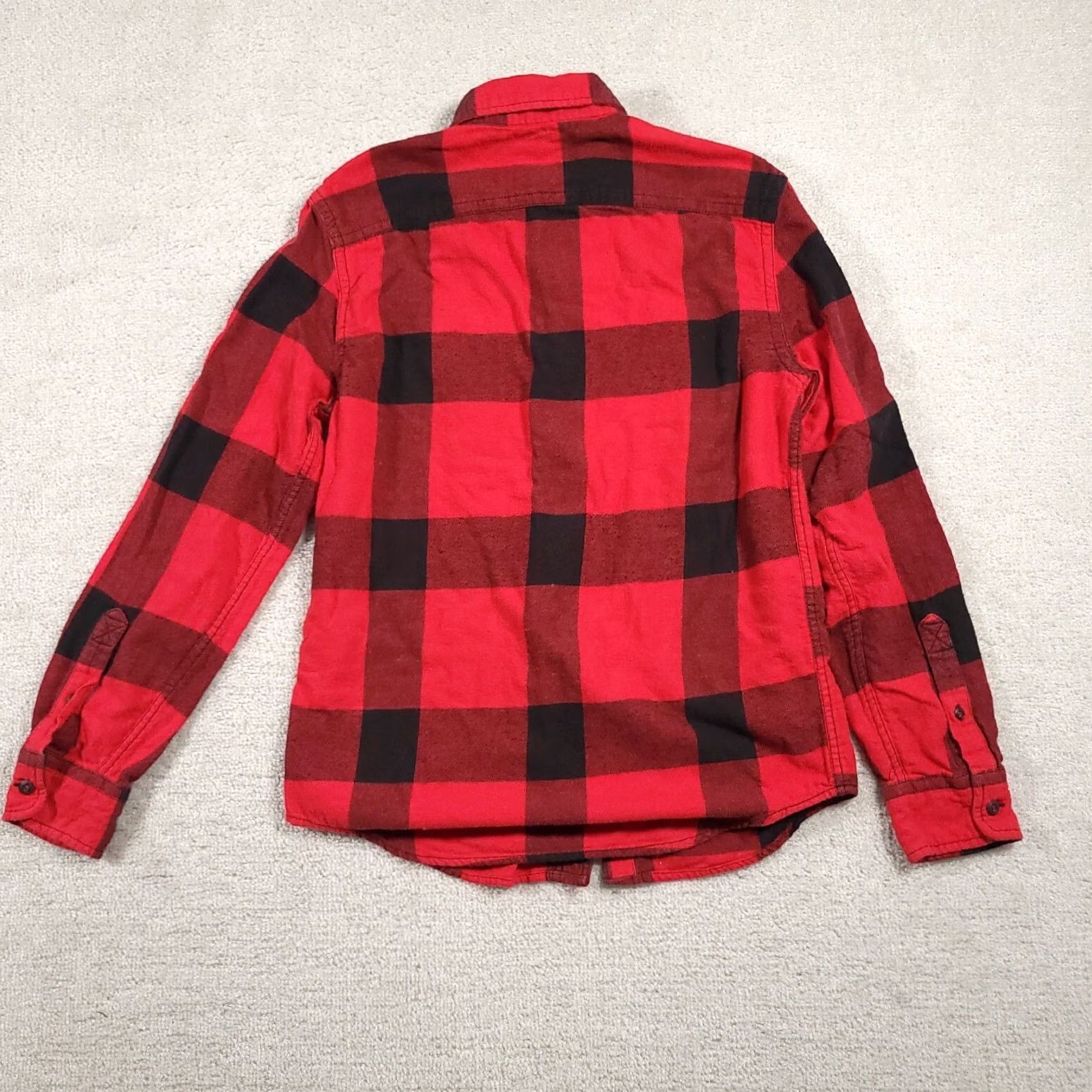 American Eagle Outfitters VINTAGE American Eagle Outfitters Heritage Flannel Button Up Shirt Men S Long Sleeve Red Plaid Logo Shirt Button-Up Sweatshirt Not applicable Size US S / EU 44-46 / 1 - 7 Thumbnail