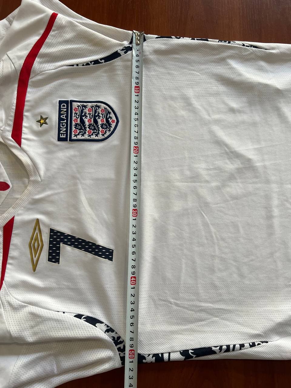Umbro 2007/09 ENGLAND TEAM #7 WALCOTT SOCCER JERSEY FOOTBALL SHIRT Size US M / EU 48-50 / 2 - 22 Thumbnail