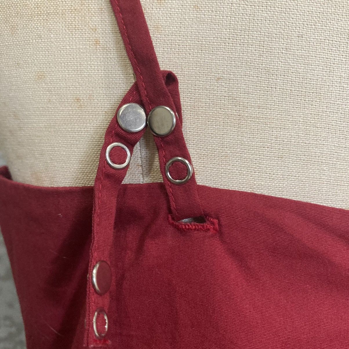Japanese Brand 1-of-1 Runway Red Cotton Cami Top Japanese Archive Y2K Size S / US 4 / IT 40 - 7 Thumbnail