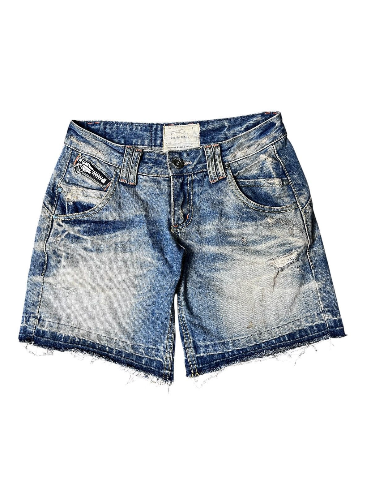 Japanese Brand Lolita Distressed Hot pants Size US 31 - 2 Thumbnail