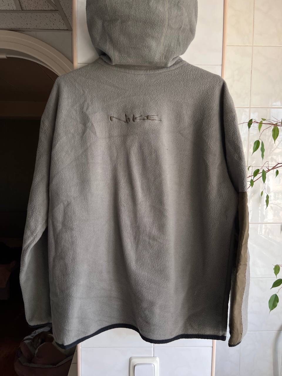 Nike Vintage Y2K Nike Ski Hoodie Fleece Ninja Nylon Sherpa 2000s Size US M / EU 48-50 / 2 - 2 Thumbnail