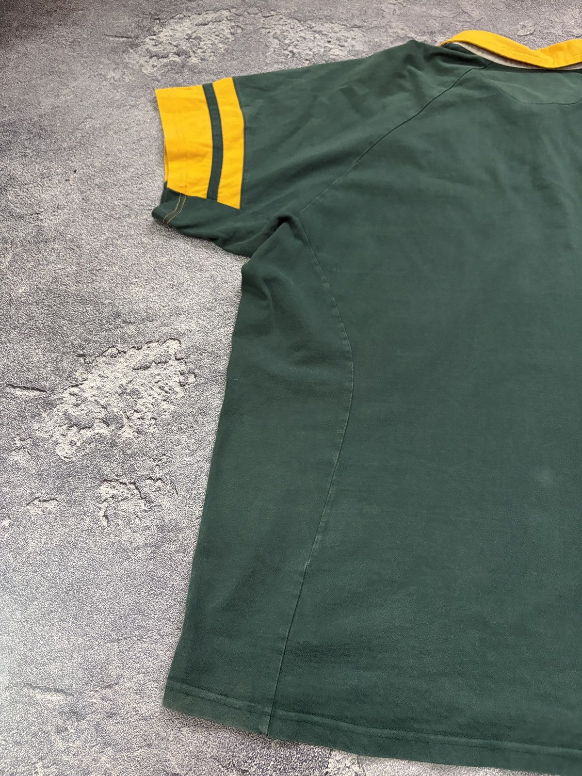 Asics ASICS Springboks South Africa Rugby Polo Shirt Green 3XL Vtg Size US XXL / EU 58 / 5 - 10 Thumbnail