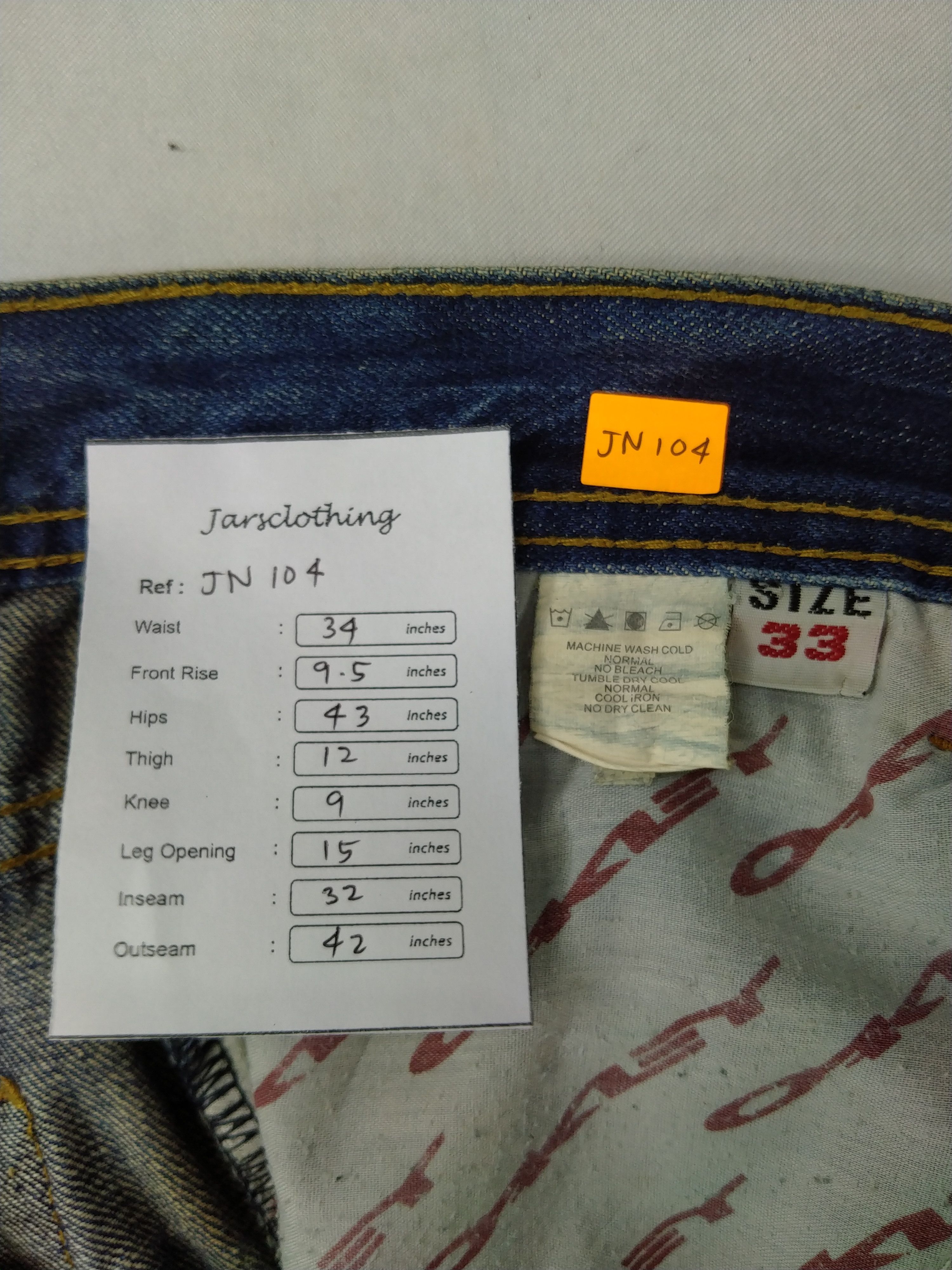 Oakley Oakley Patch Industrial Distressed Denim 34x32 -JN104 Size US 34 / EU 50 - 8 Thumbnail
