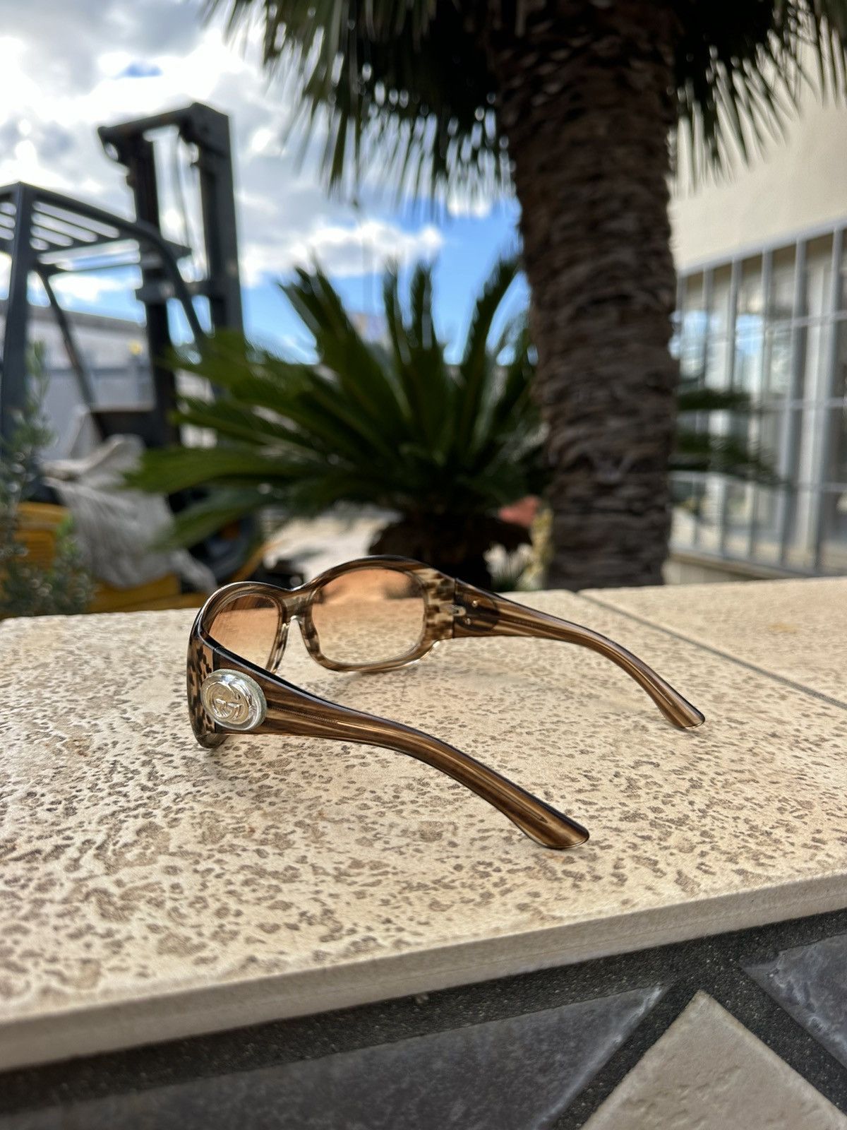 Gucci × Vintage Gucci Sunglasses Vintage GG 2937/S Brown Size ONE SIZE - 4 Thumbnail