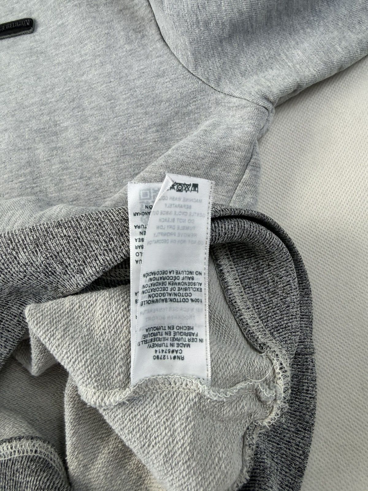 True Religion True Religion Multi Logo Heavyweight Sweatshirt Gray Size US L / EU 52-54 / 3 - 5 Thumbnail