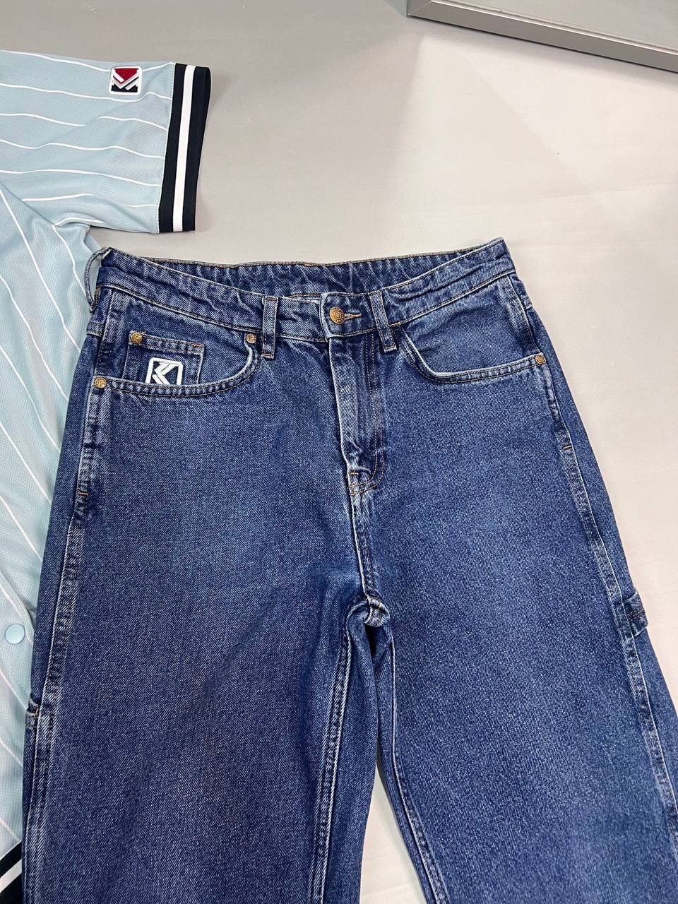 Karl Kani × Vintage Karl Kani Retro Baggy Workwear Jeans Size US 31 - 4 Thumbnail