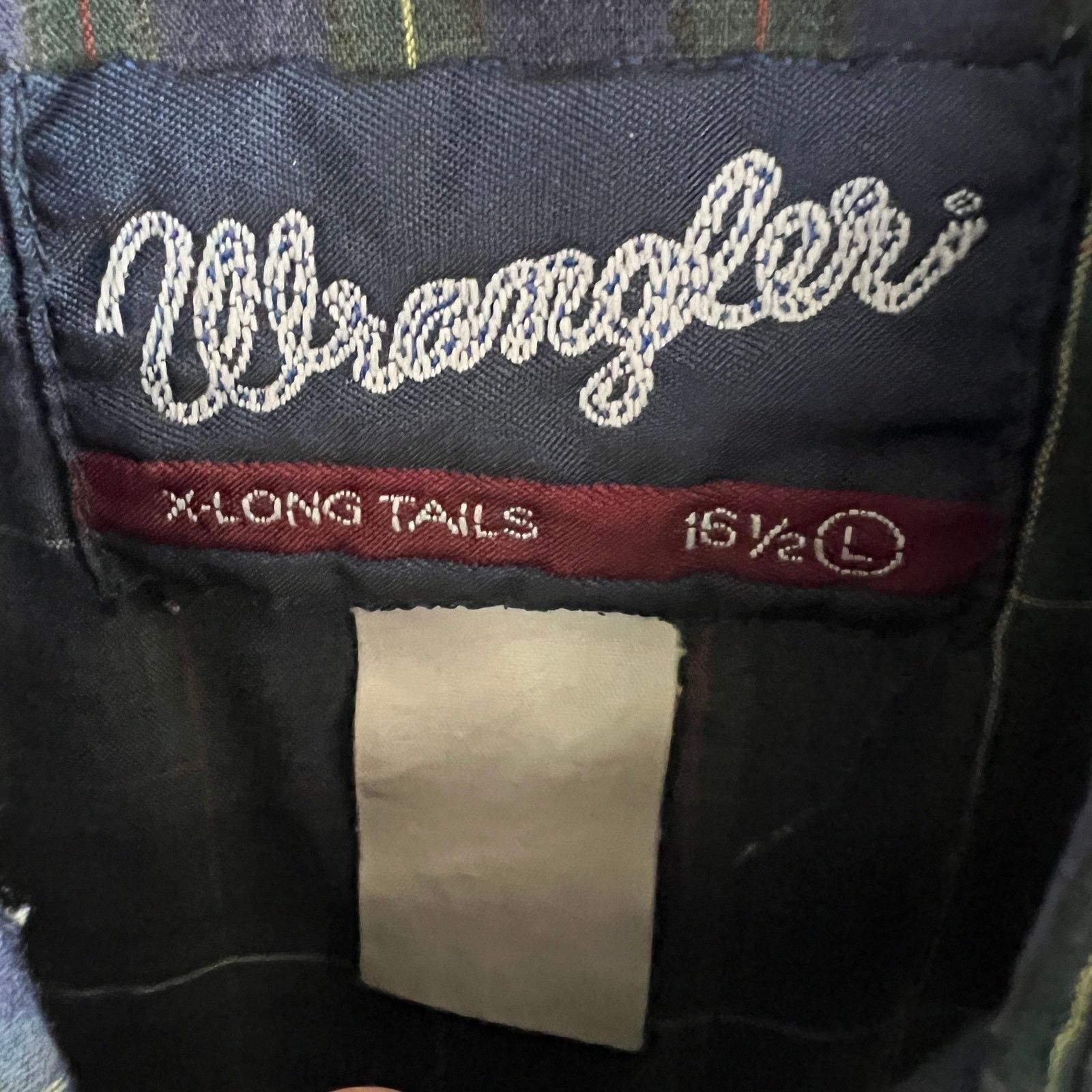 Wrangler VTG 90s Wrangler Paper Thin Pearl Snap Shirt L 16.5 24x33 Size US L / EU 52-54 / 3 - 5 Thumbnail