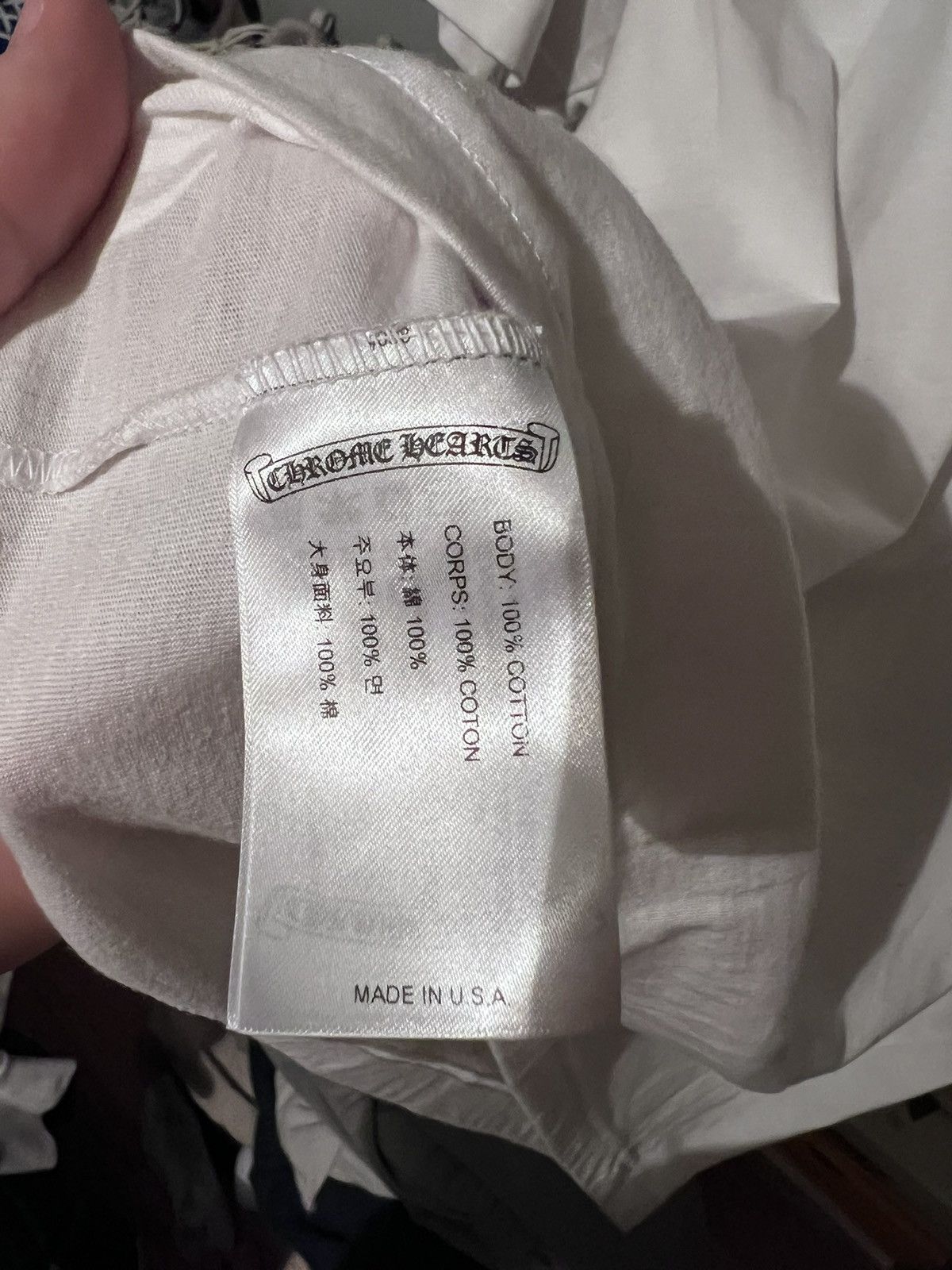 Chrome Hearts Chrome Hearts Neck Logo T-Shirt Size US L / EU 52-54 / 3 - 10 Thumbnail