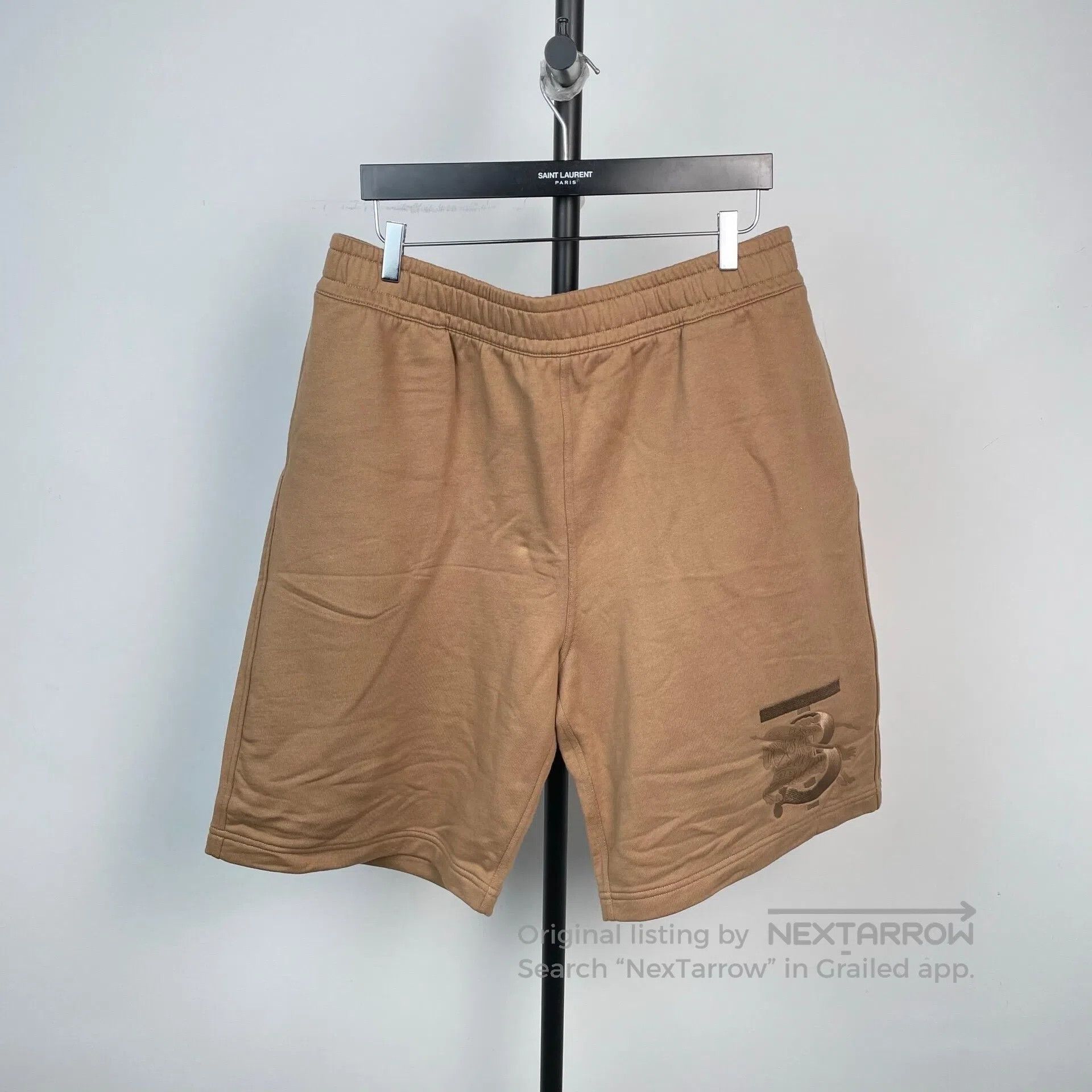 Burberry Burberry size XL Khaki Letter Horseback Riding Knight Patt Size US 27 - 1 Thumbnail