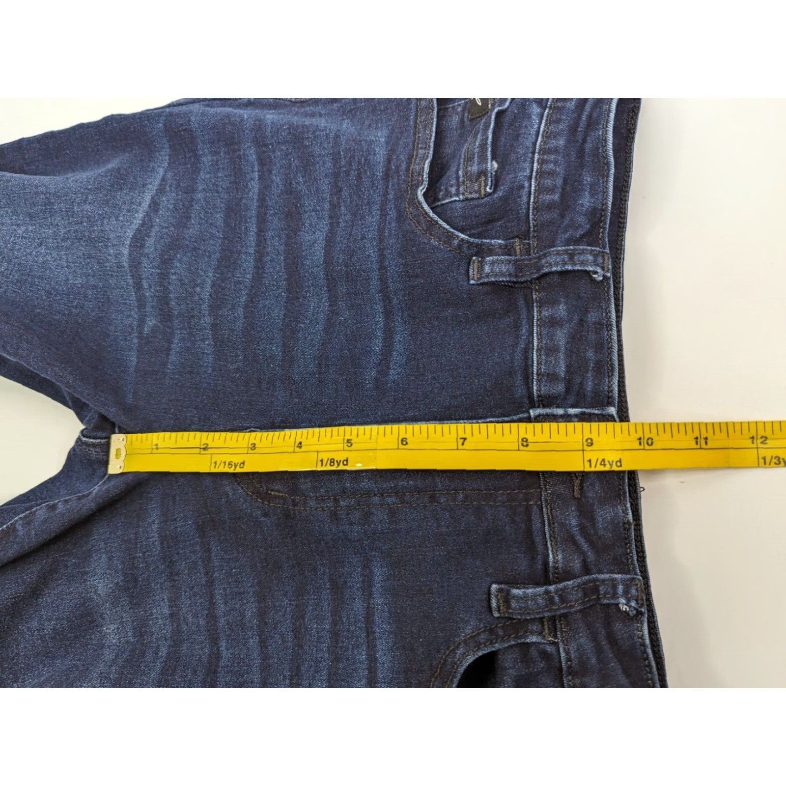 Vintage KanCan Jeans Skinny High Rise Dark Wash Size 9 Blue Denim Slim Regular Women KC11235SD Size 30" / US 8 / IT 44 - 6 Thumbnail