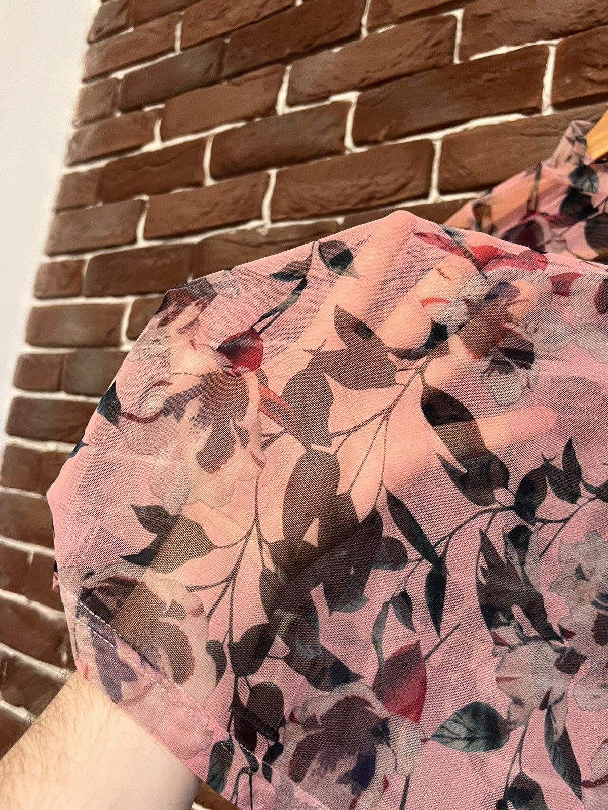 Vintage Rare Vintage Floral Y2K Mesh top like jean paul gaultie Size S / US 4 / IT 40 - 5 Thumbnail