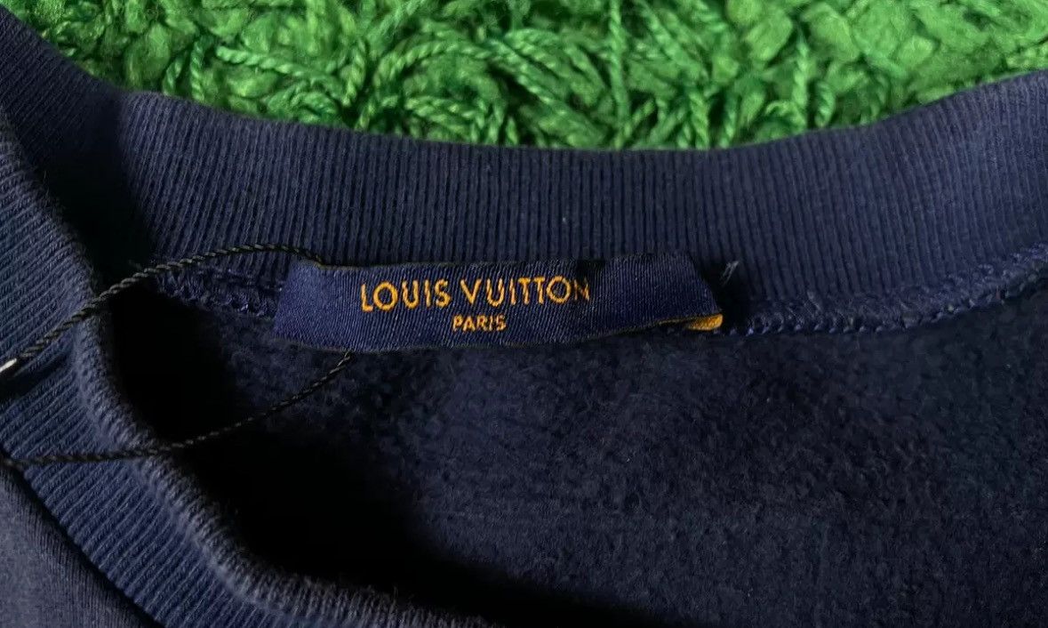 Louis Vuitton Louis Vuitton LV deep blue continuous viewing hoodie Size US XXL / EU 58 / 5 - 5 Thumbnail